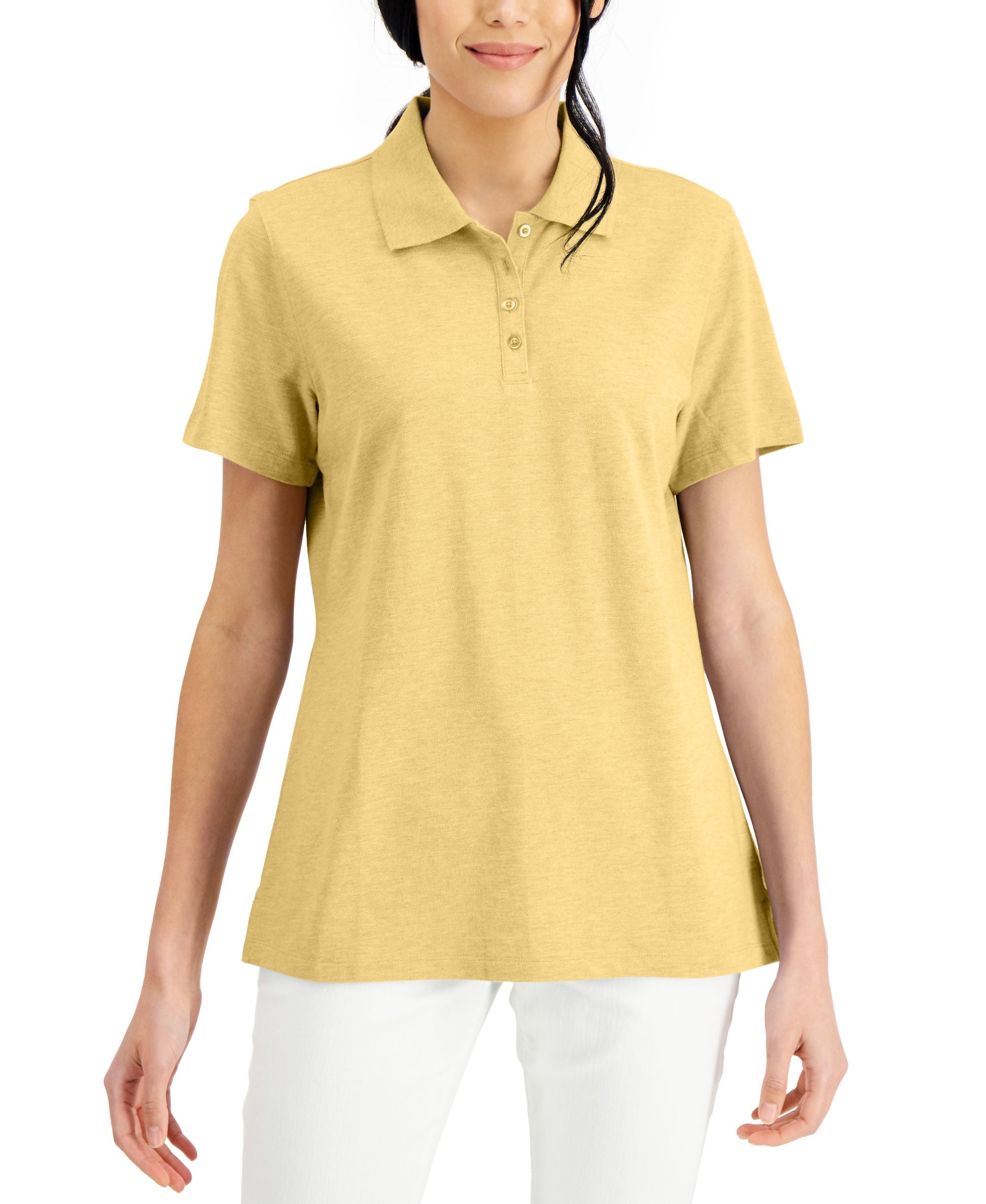 Cotton Short-Sleeve Polo Modern Shirt