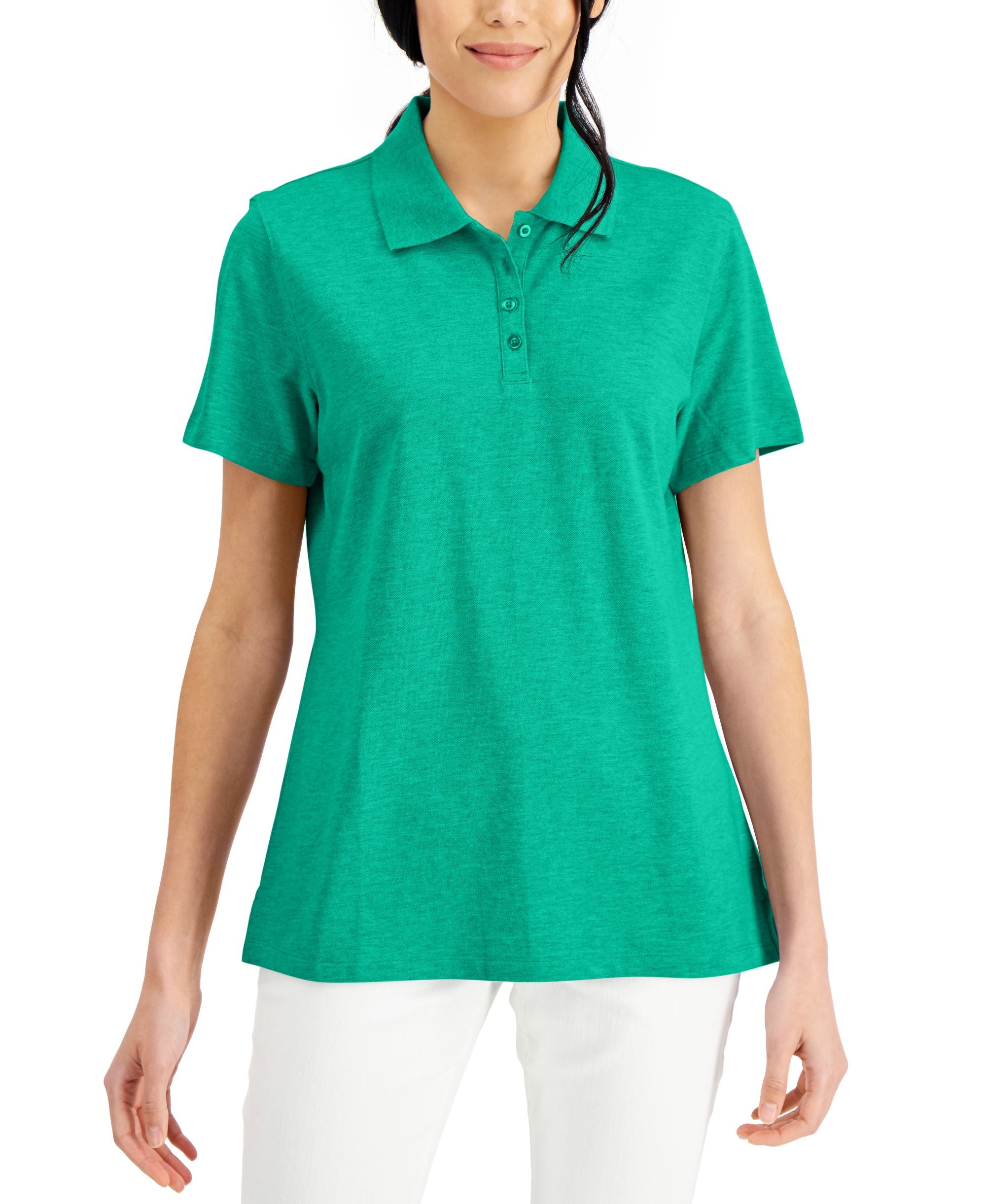 Cotton Short-Sleeve Polo Modern Shirt