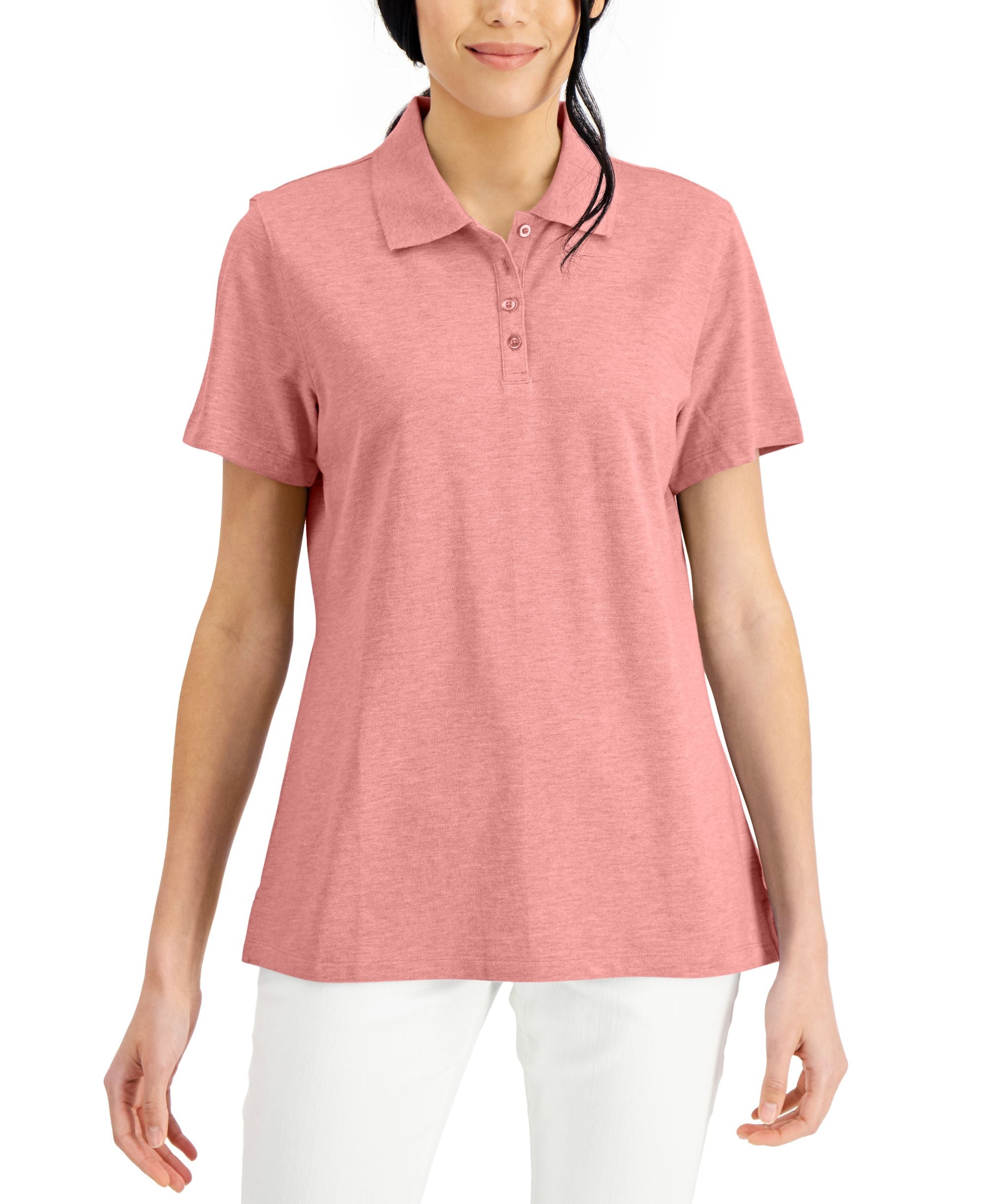 Cotton Short-Sleeve Polo Modern Shirt