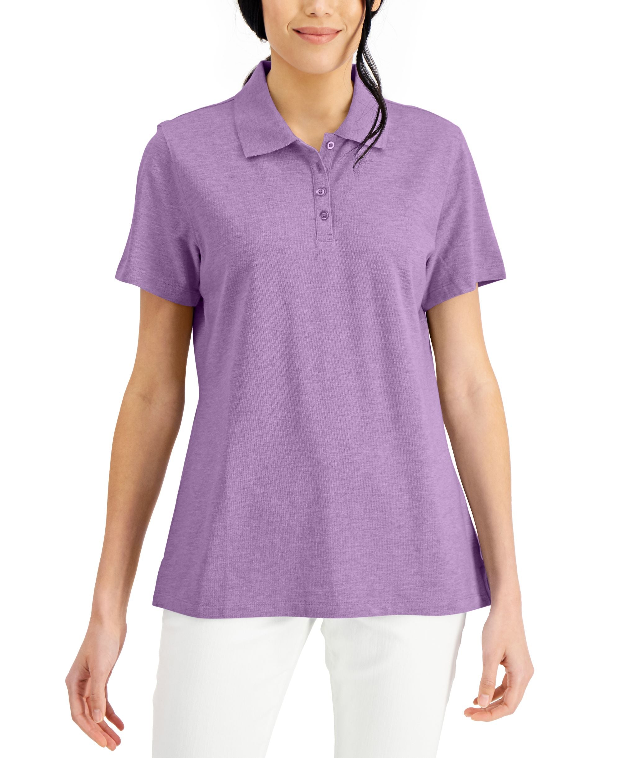 Cotton Short-Sleeve Polo Modern Shirt