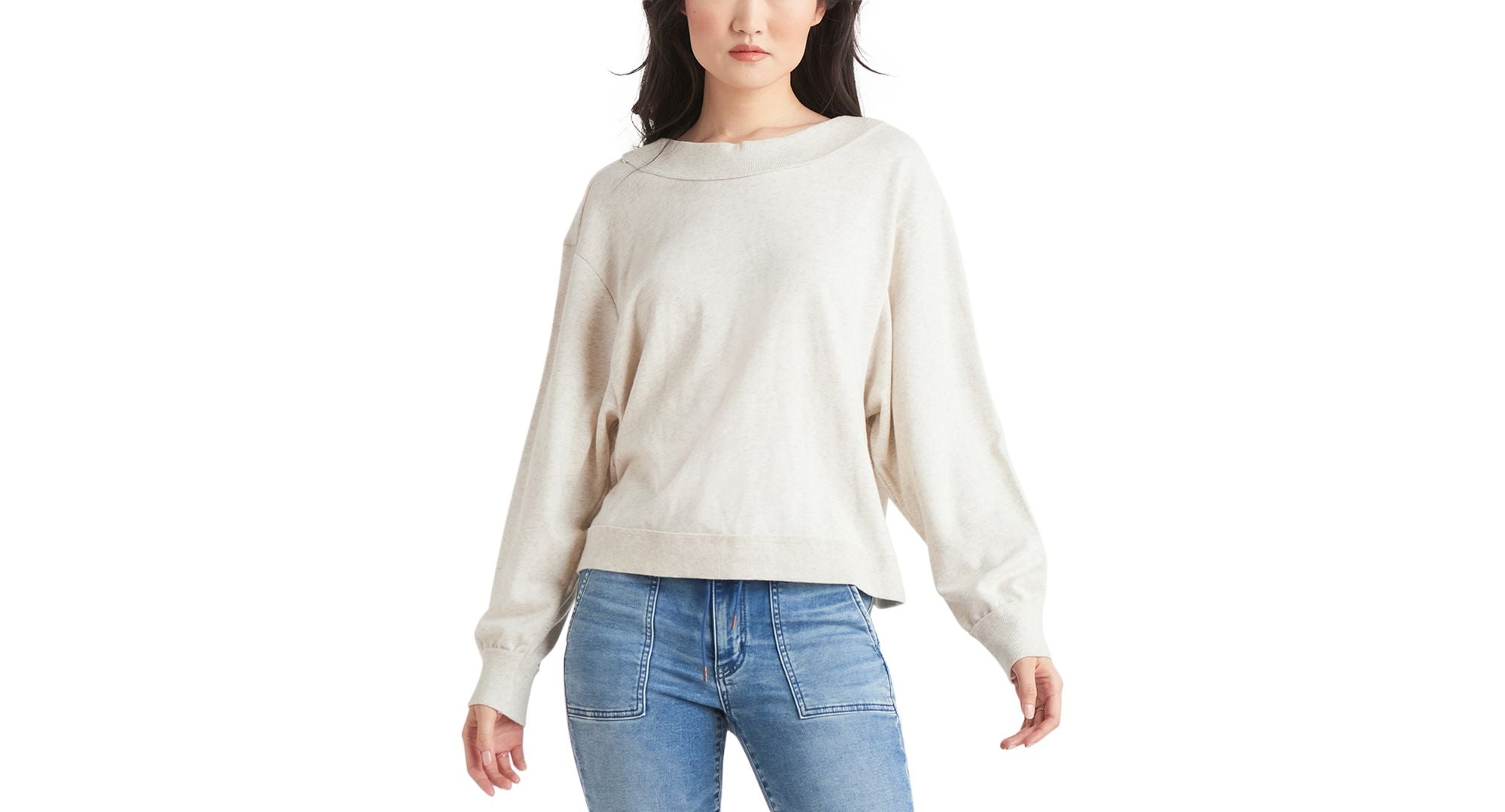 Black Tape Petite Open Back Knit Premium Top