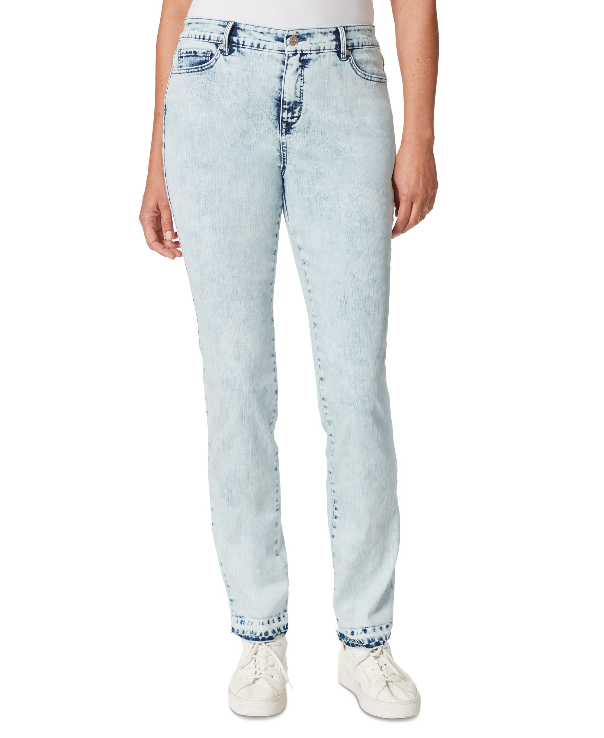 Gloria Vanderbilt Straight-Silhouette Slim-Cut Leg Premium Jeans