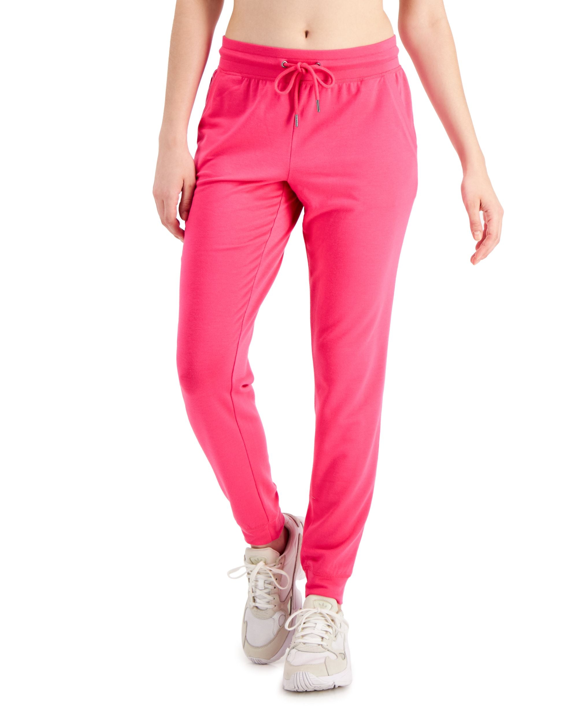 ID Ideology Womens Knit Jogger Signature Pants