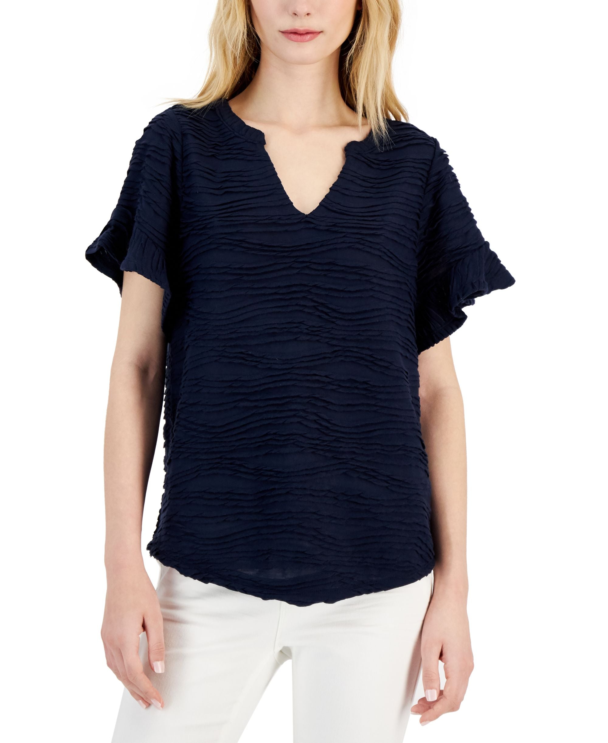 Willow Drive Flutter-Sleeve Premium Top