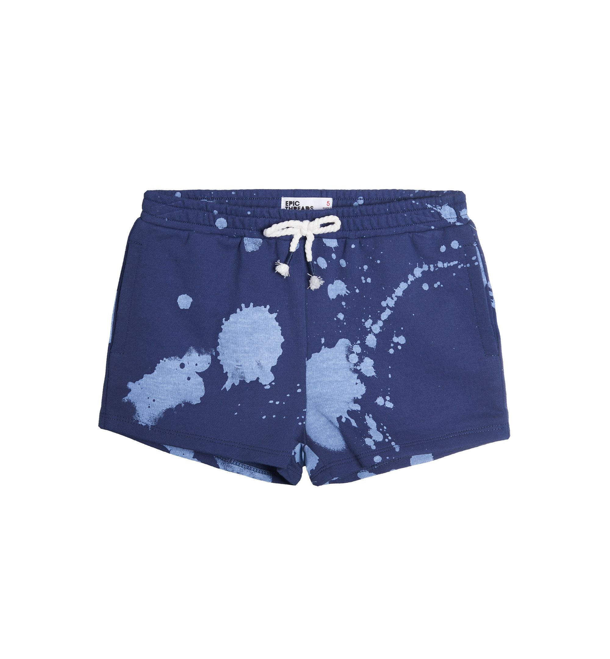 Epic Threads Little Girls Paint Knit Premium Shorts