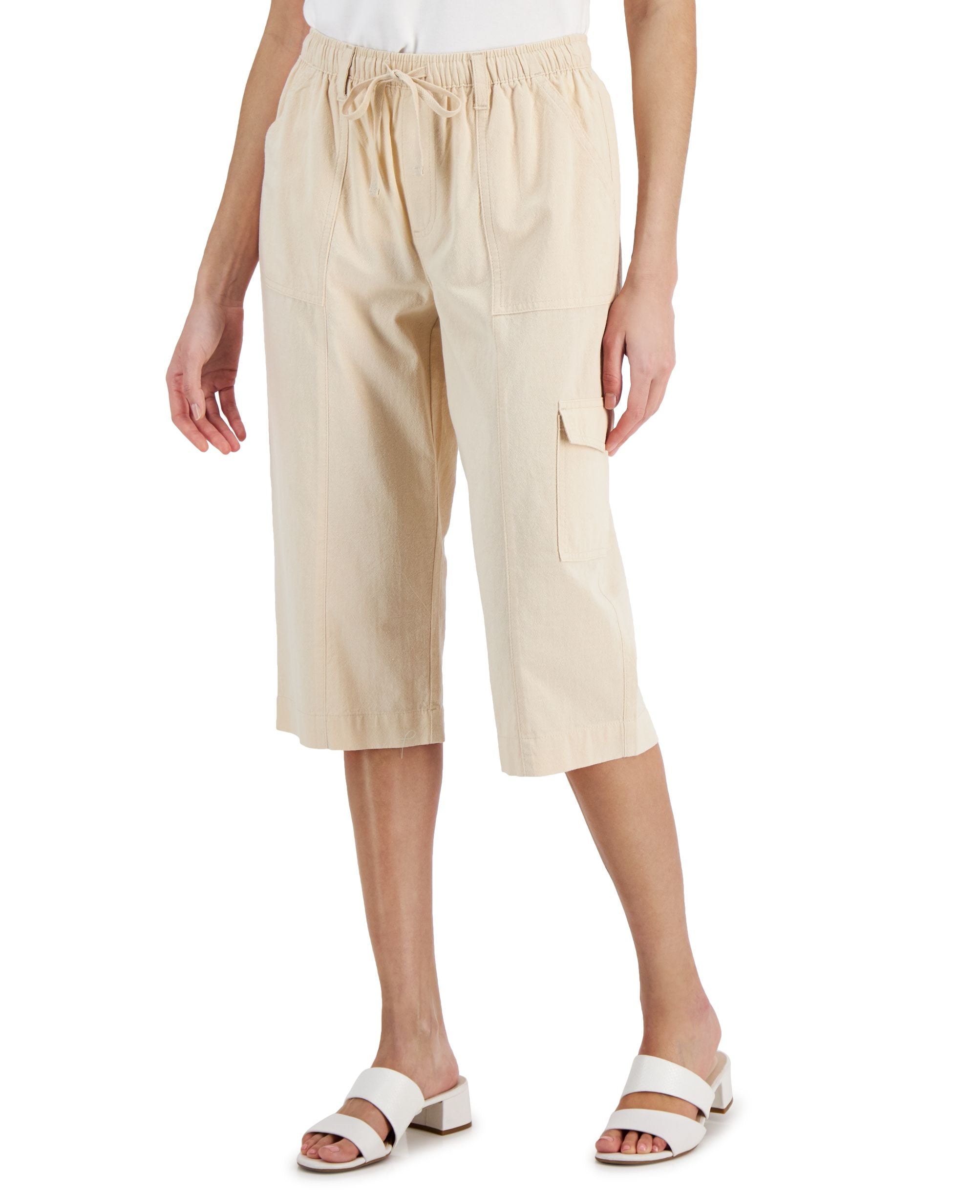 Karen Scott Petite Charlie Capri-Length