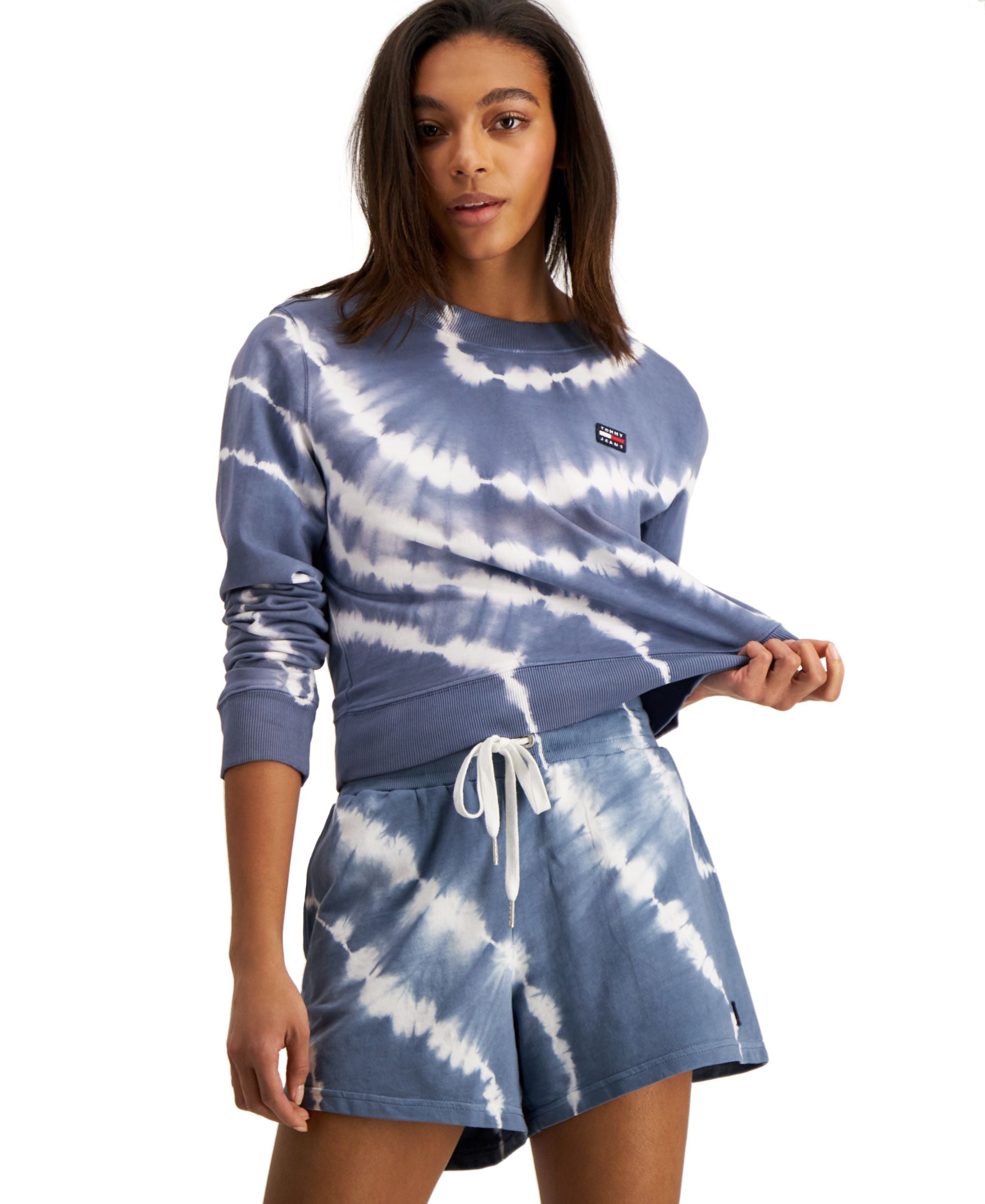 Tommy Premium Jeans Tie Dyed Knit Cotton Premium Shorts