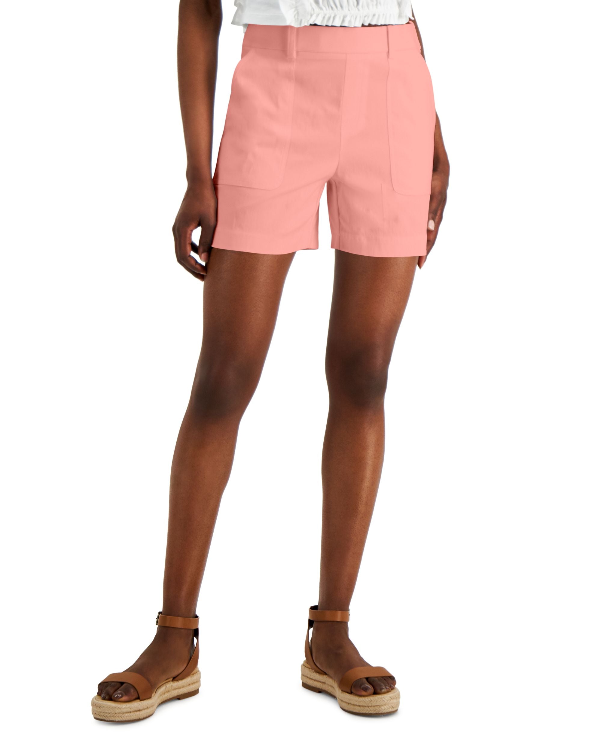 INC International Concepts Womens Comfort-Waist Premium Shorts