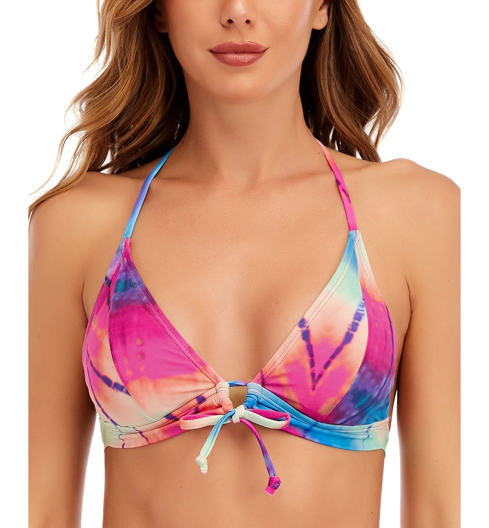 Letting Go Tie Dye Halter Premium Top