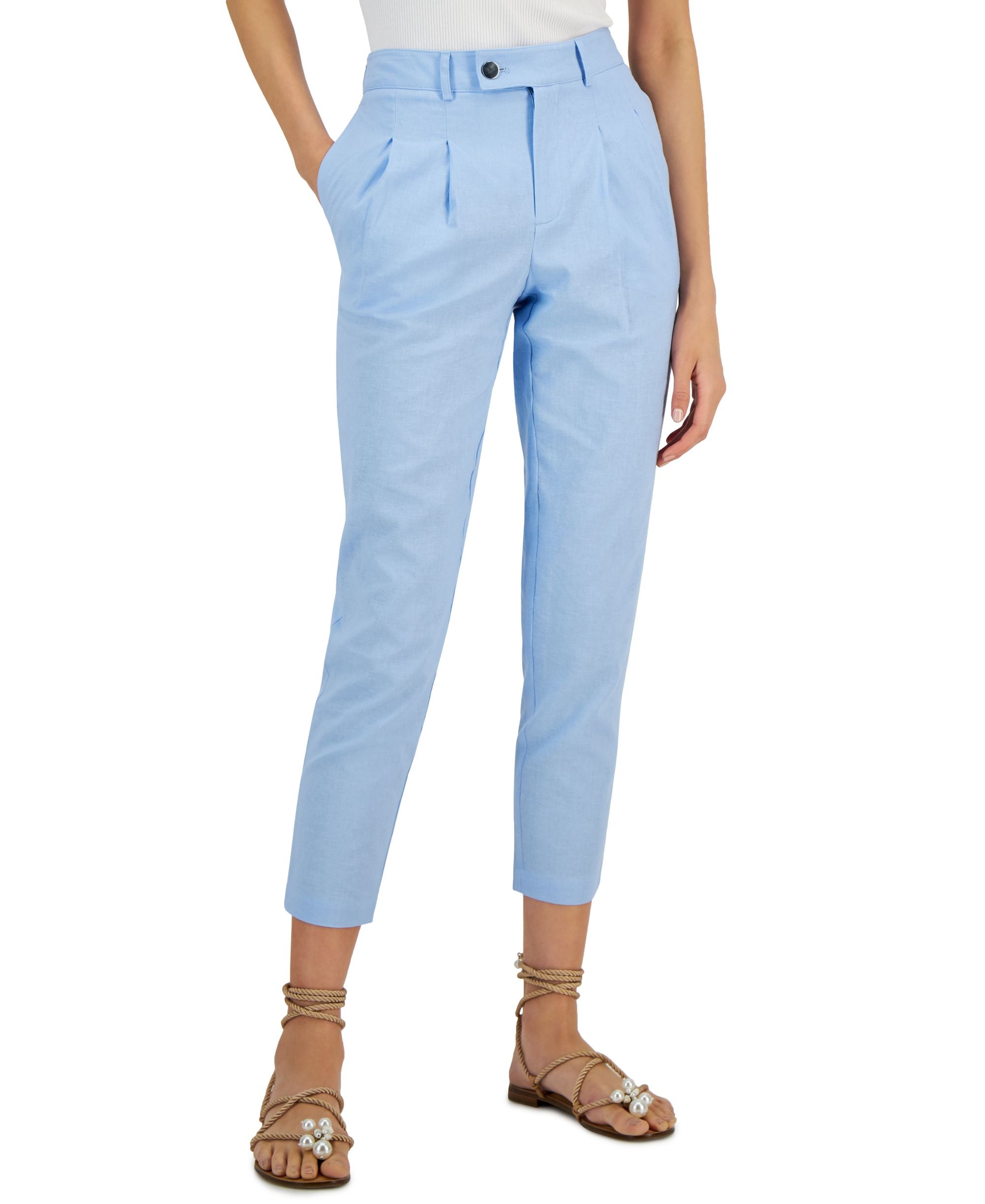 INC International Concepts Womens Pleated Signature Pants