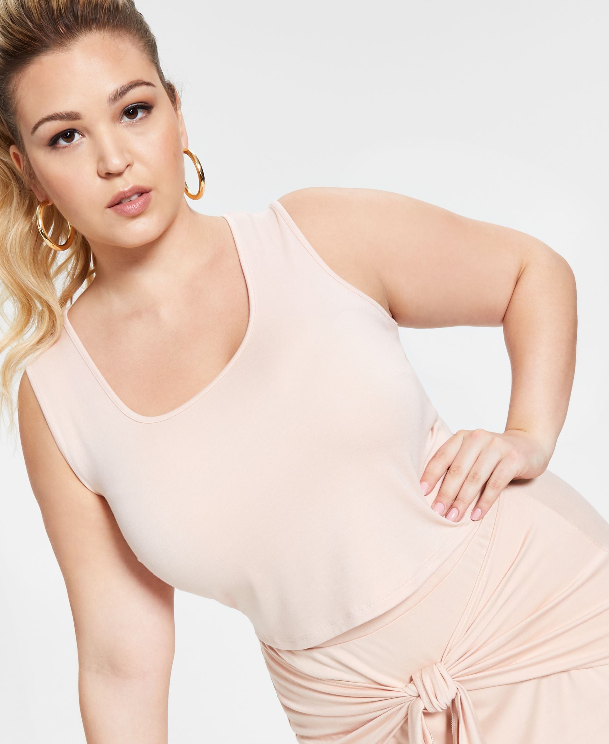 Nina Parker Modern Plus Size Cropped Tank