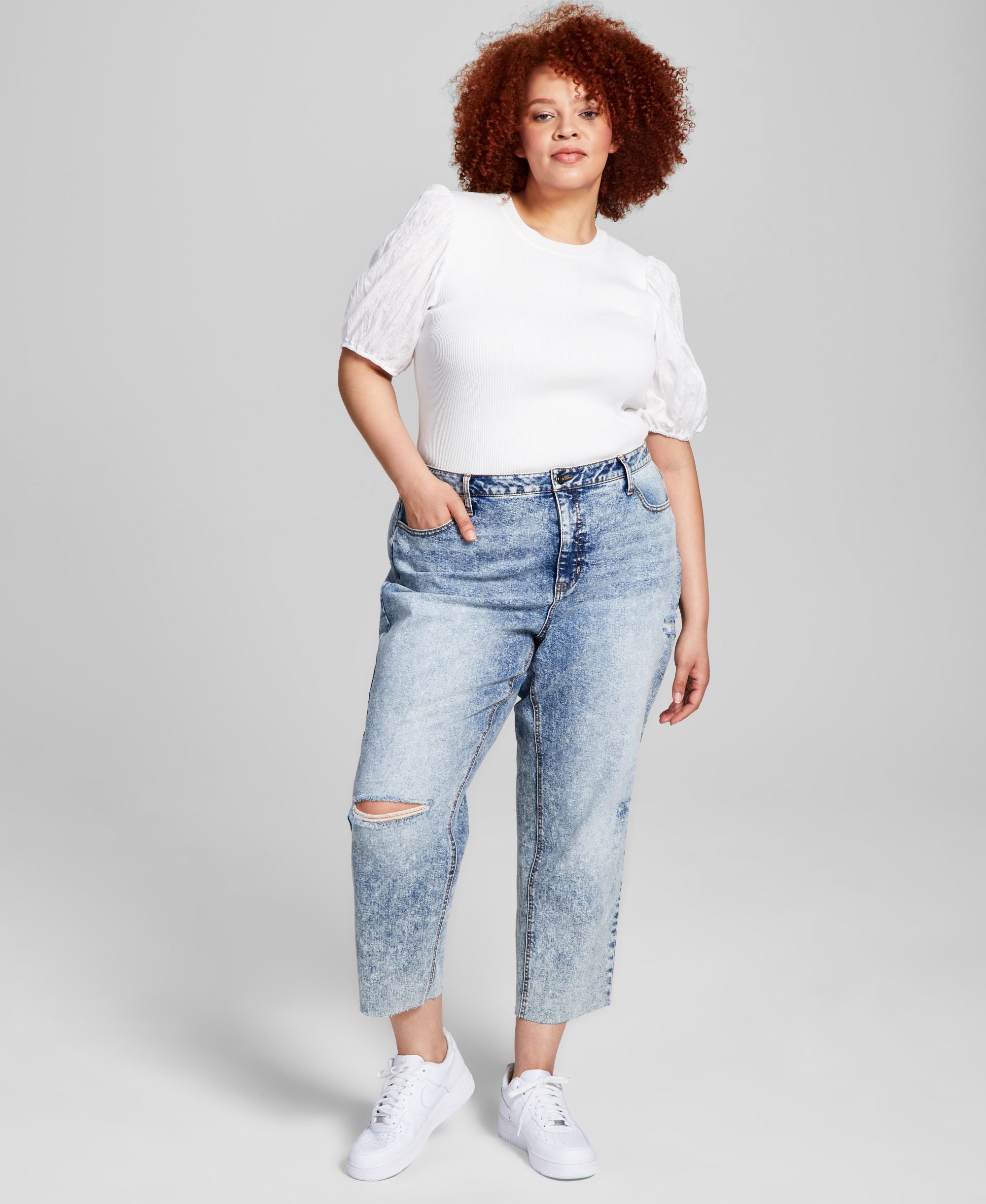 Now This Modern Plus Size Mom Premium Jeans