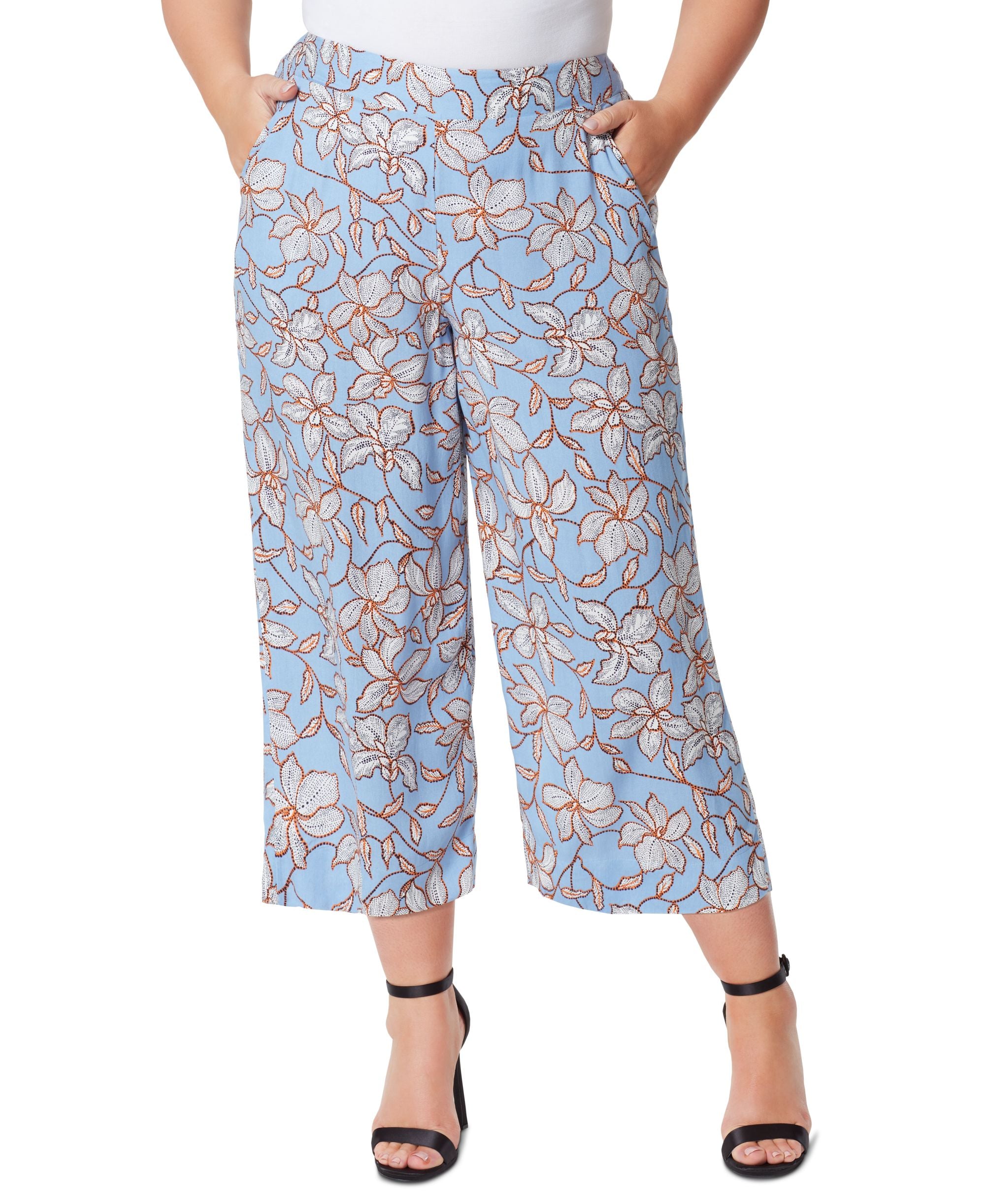 Jessica Simpson Modern Plus Size Imogen Wide-Leg Soft Signature Pants