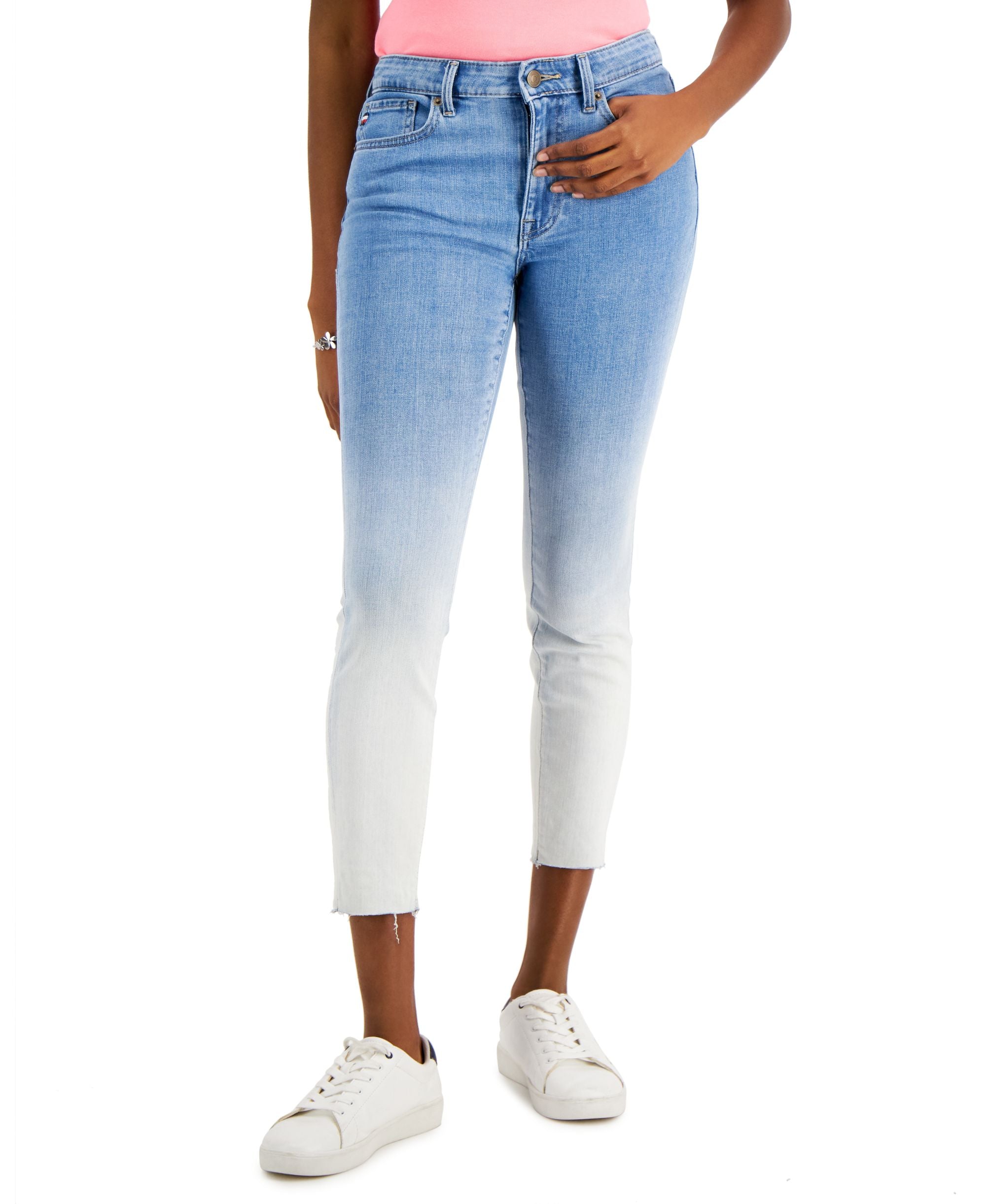 Tommy Hilfiger Tribeca Th Flex Dip Dye Skinny-Fit Premium Jeans