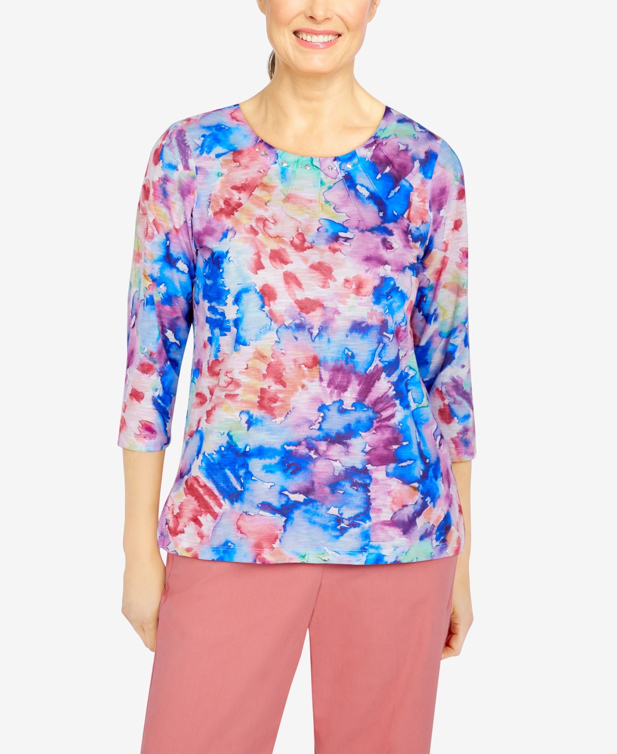 Petite Boho Vibes Tie Dye Premium Top