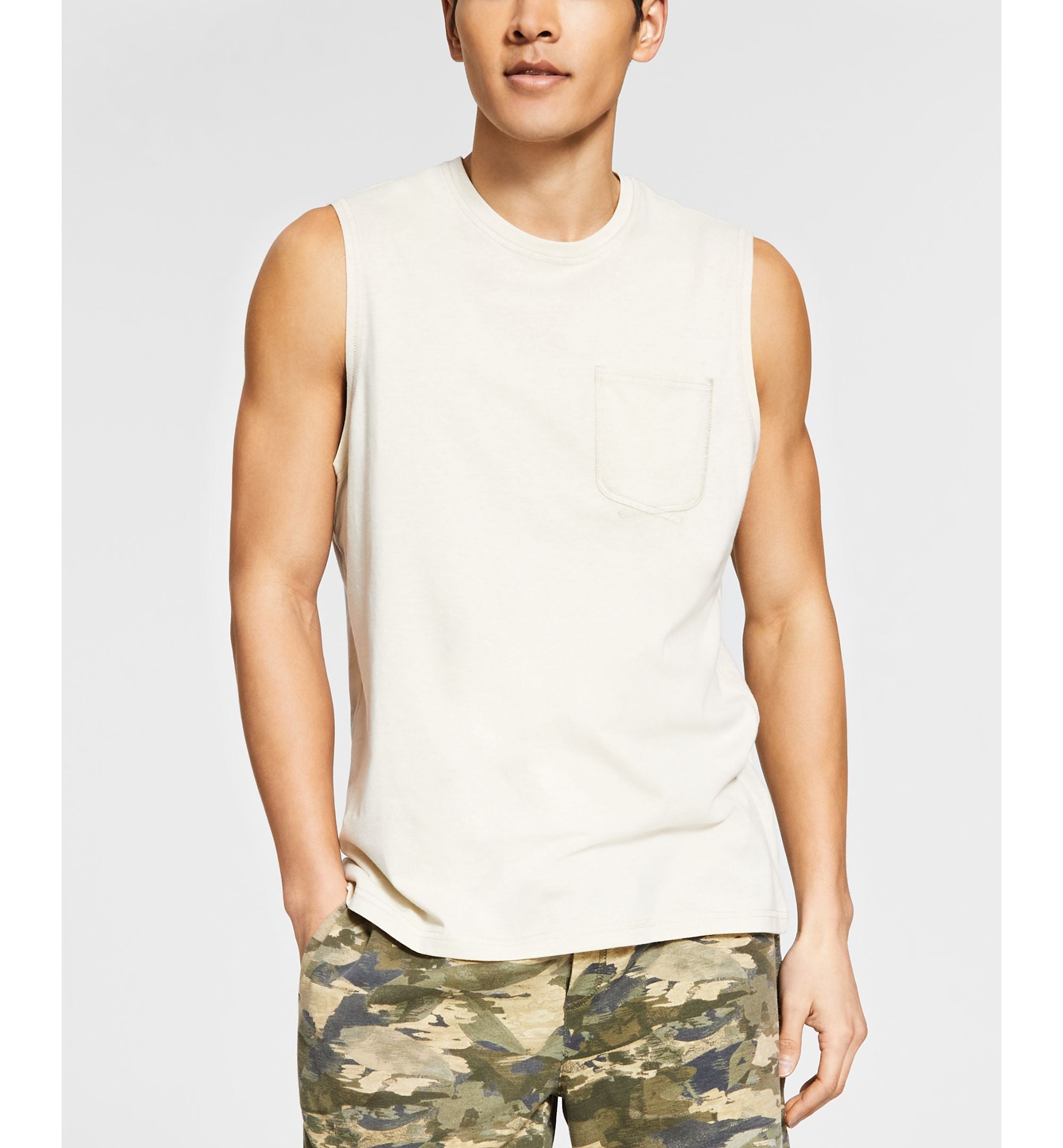 Sun + Stone Mens Pajama Sleepwear Sleep Modern Shirt