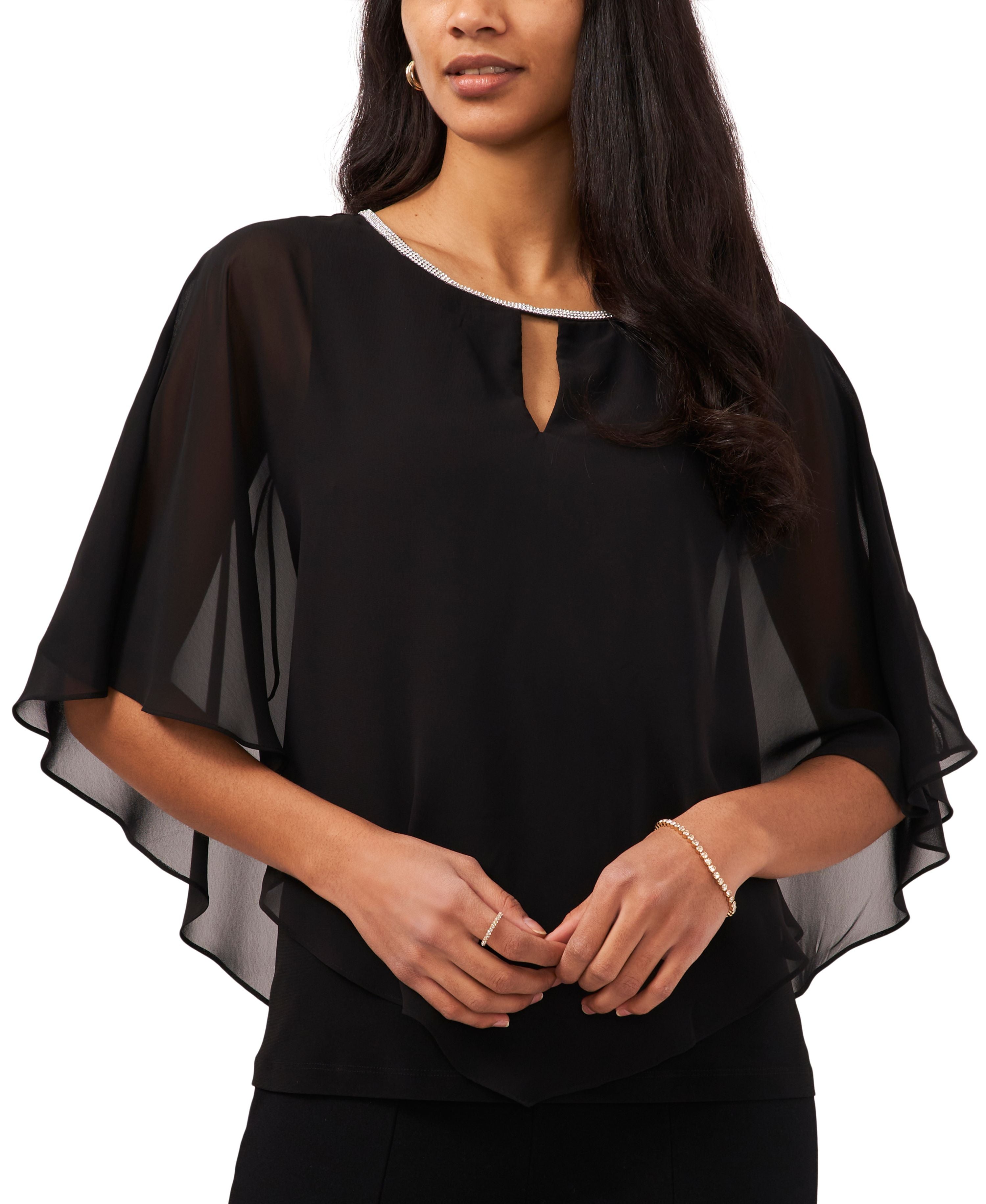 Embellished Overlay Premium Top