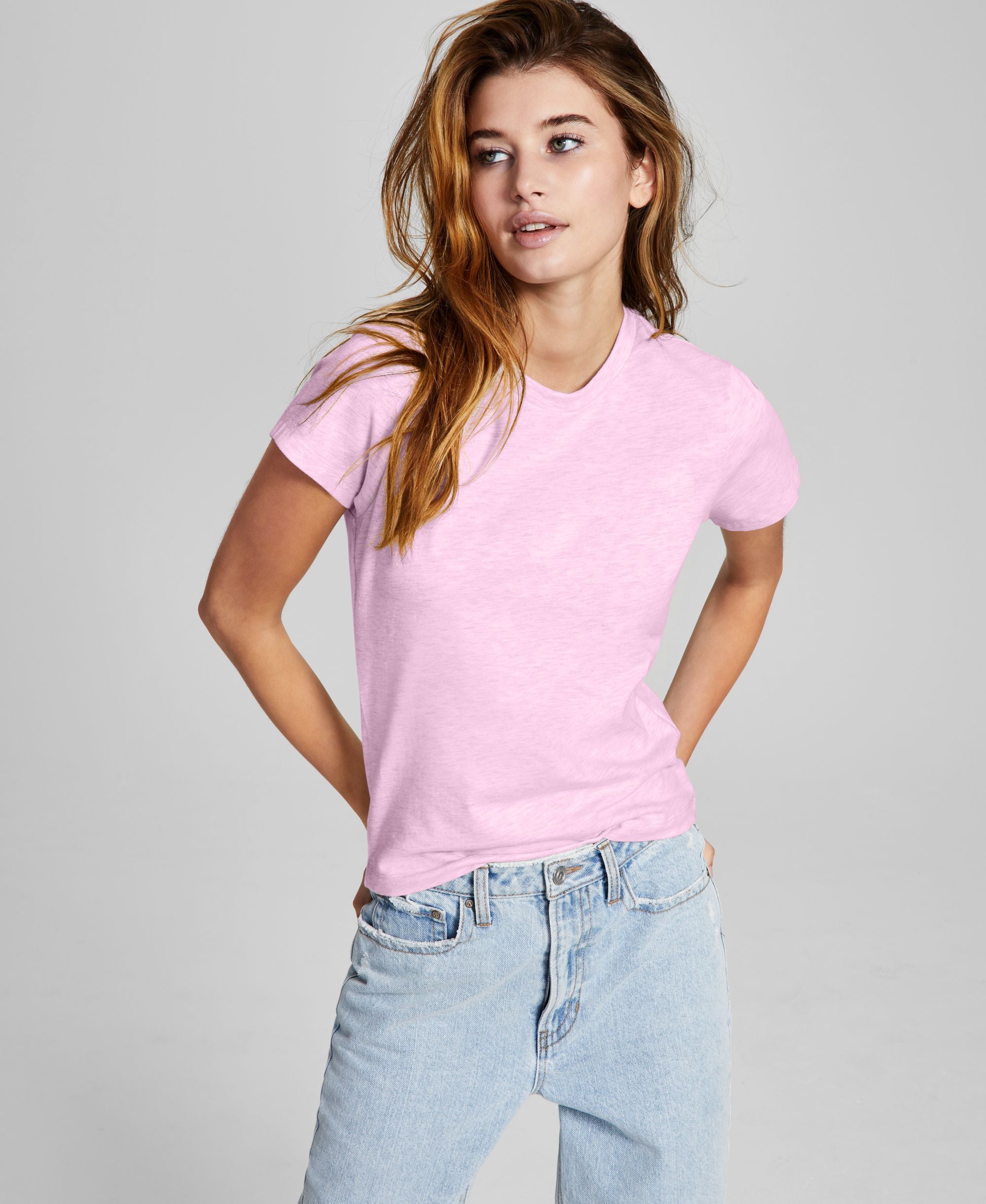 Now This Womens Slim-Cut Fit T-Modern Shirt