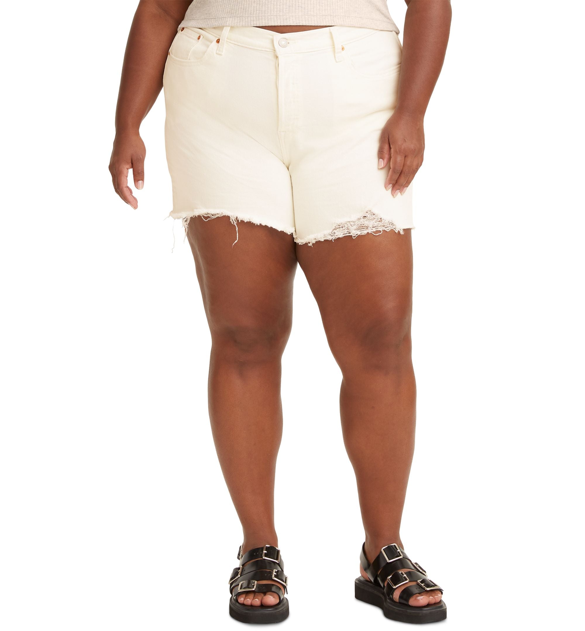 Levis Modern Plus Size "501" Denim Premium Shorts