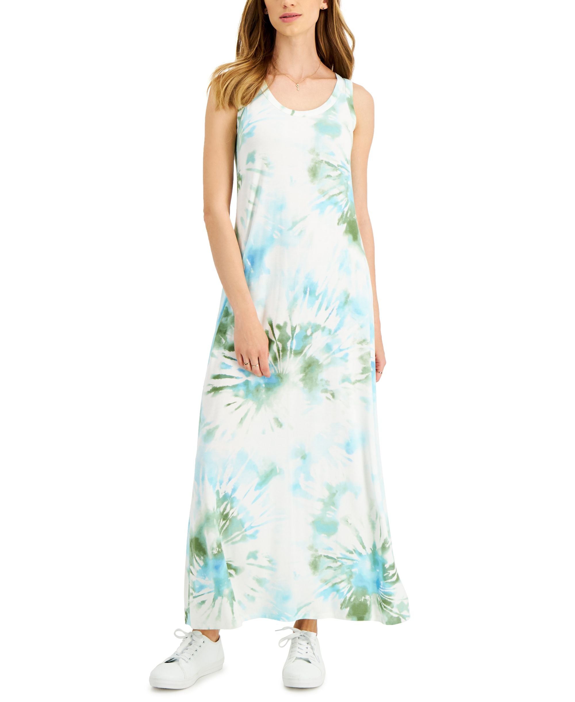 Style & Co Womens Sleeveless Maxi Dress