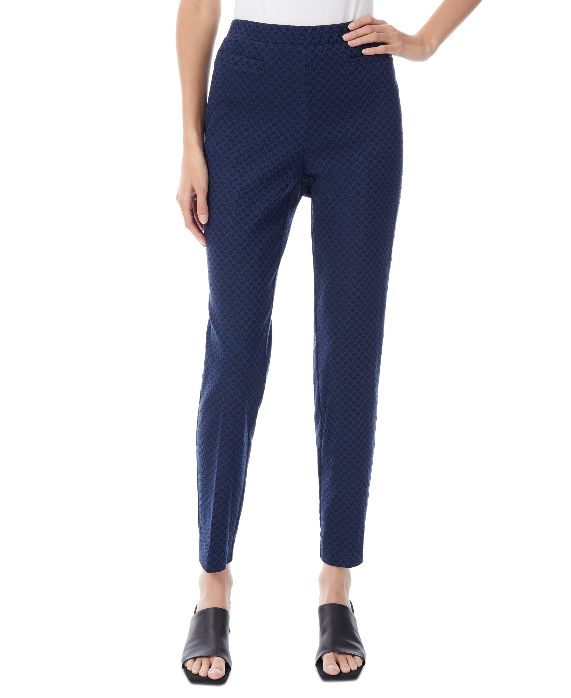 Jones New York Comfort-Waist Slim-Cut Ankle Signature Pants