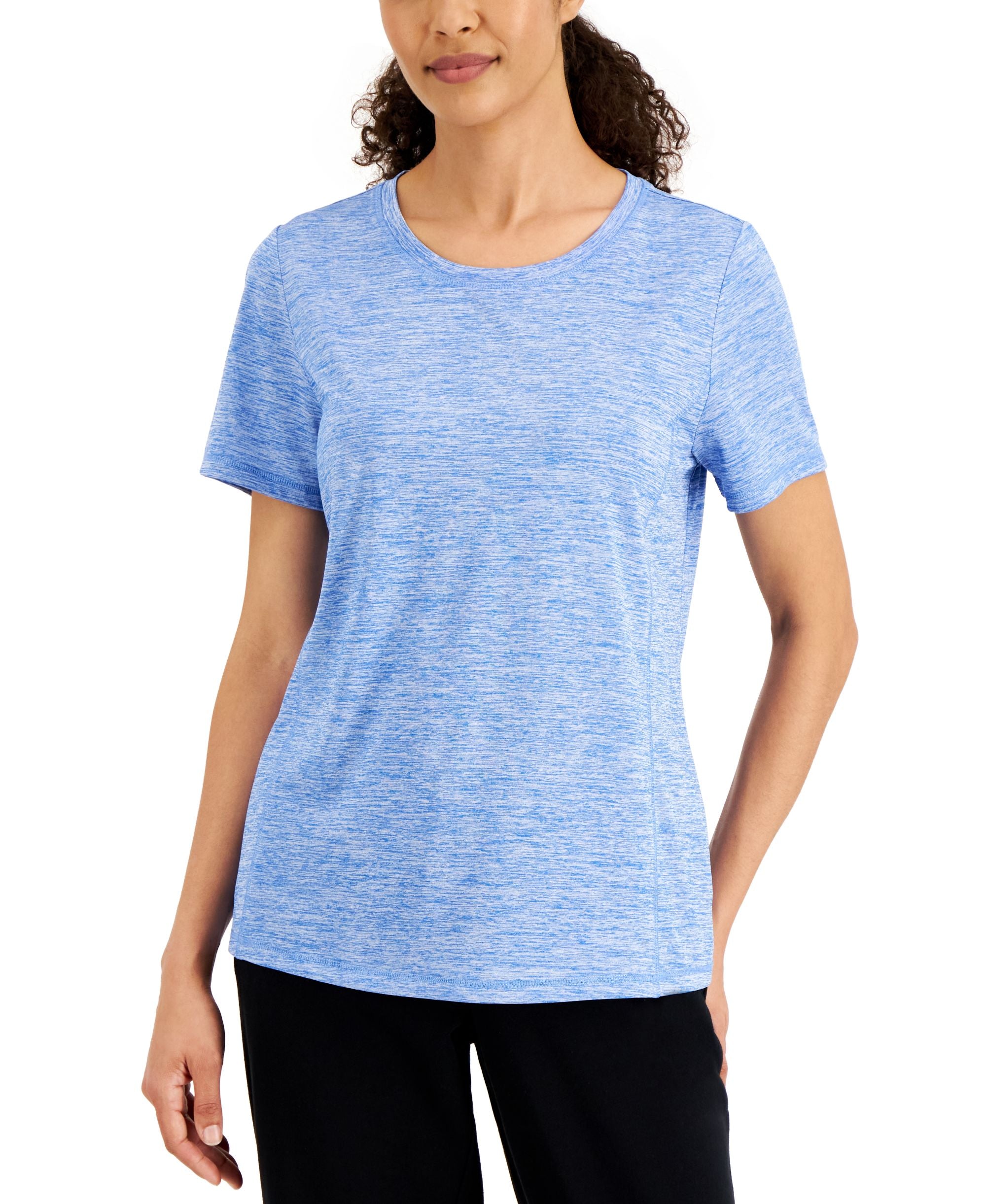 Karen Scott Womens Space Dyed Premium Top