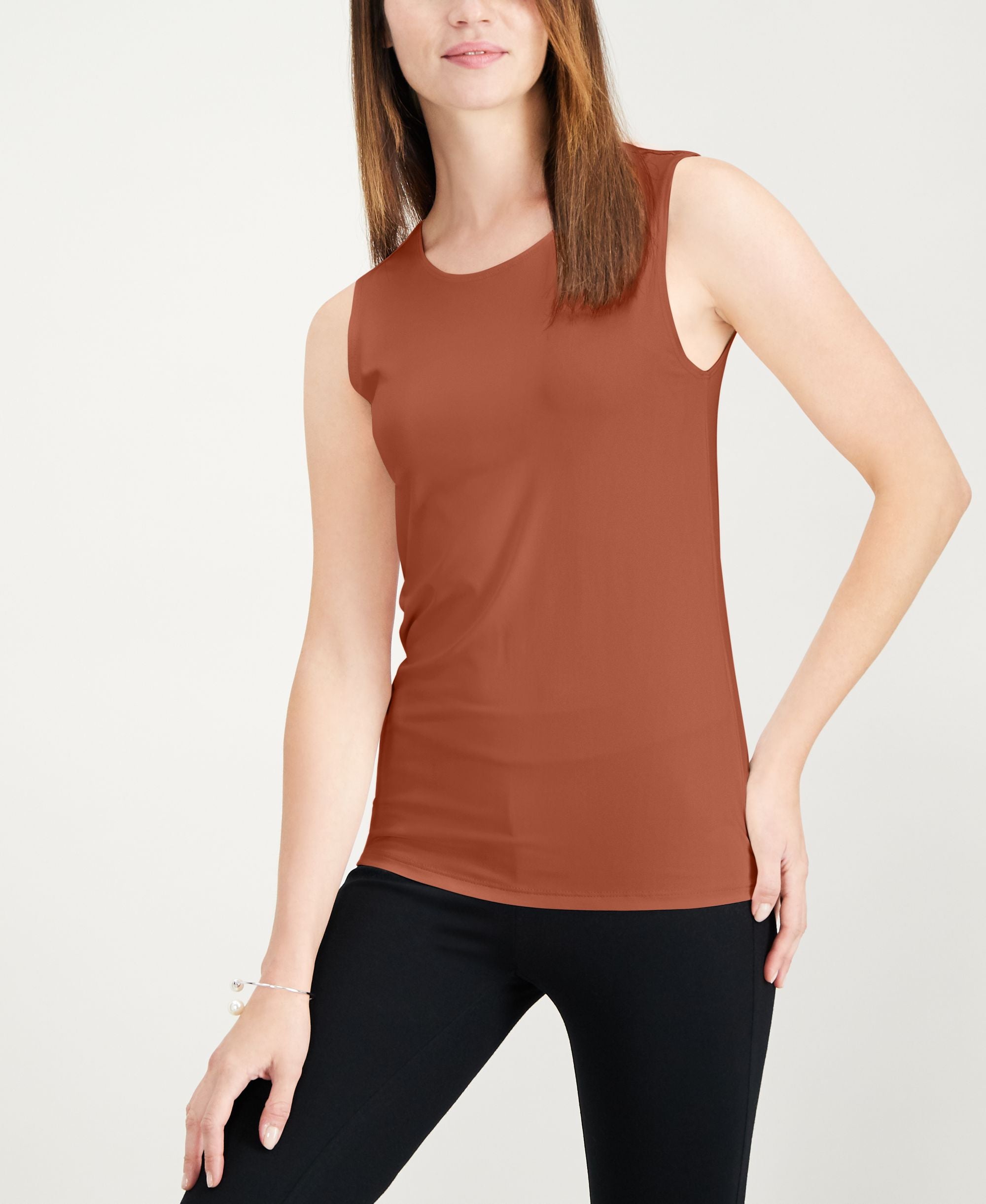 Alfani Sleeveless Layering Tank Premium Top