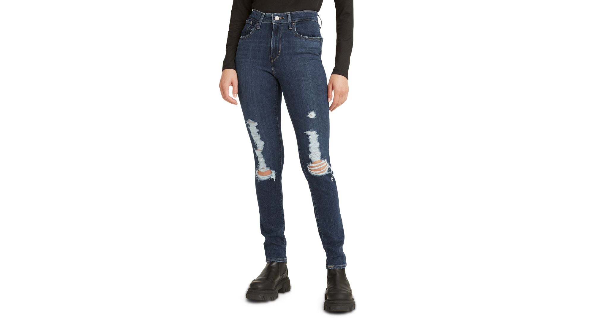 Women's 721 High-Rise Stretch Skinny-Fit Premium Jeans