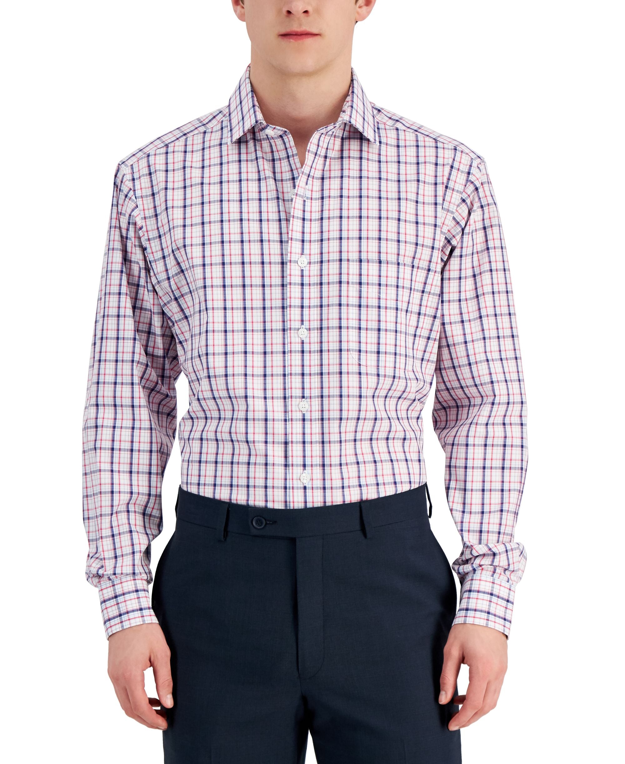 Club Room Mens Regular Fit Cotton Dress Modern Shirt