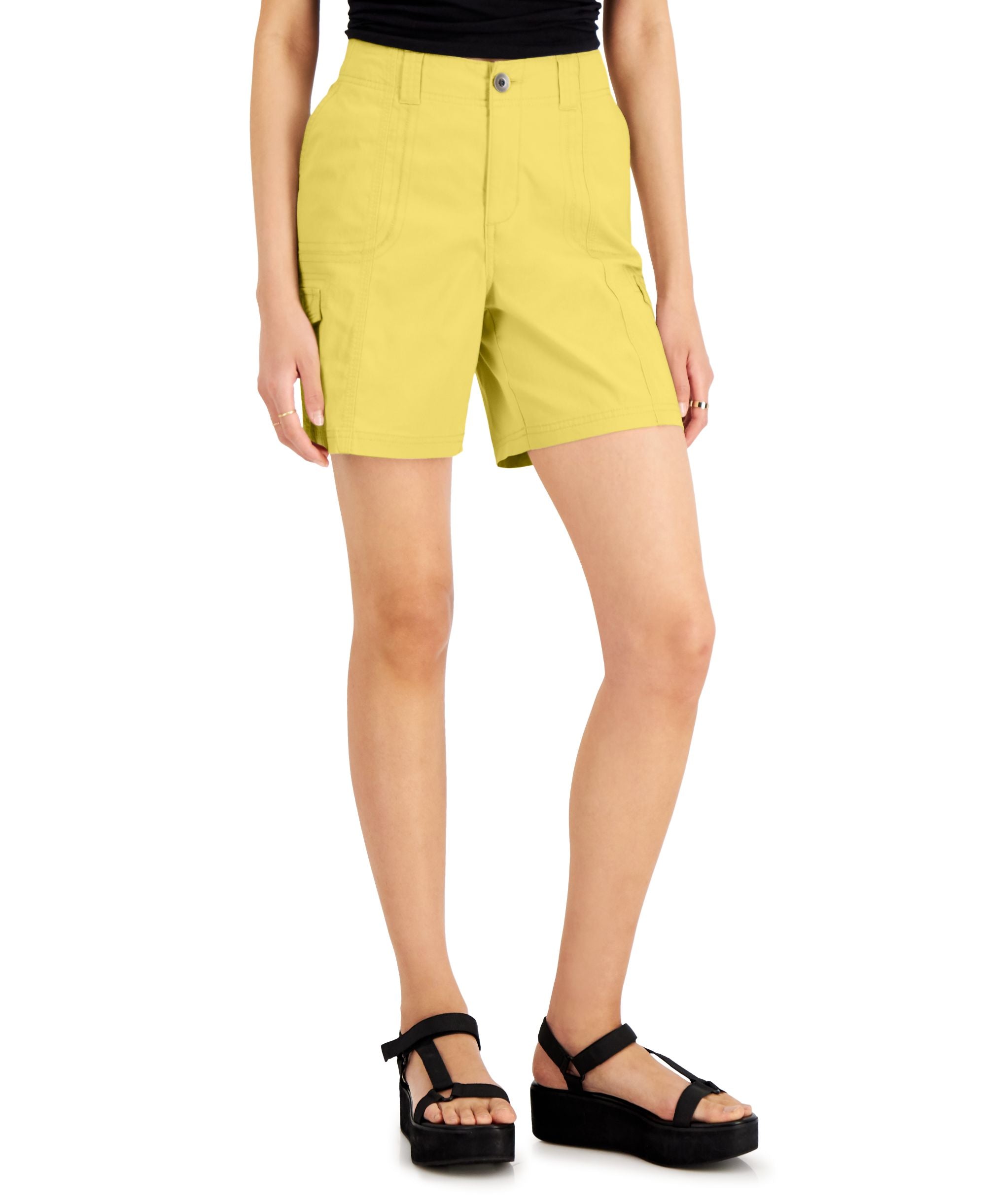 Women's Comfort-Waist Cargo Premium Shorts