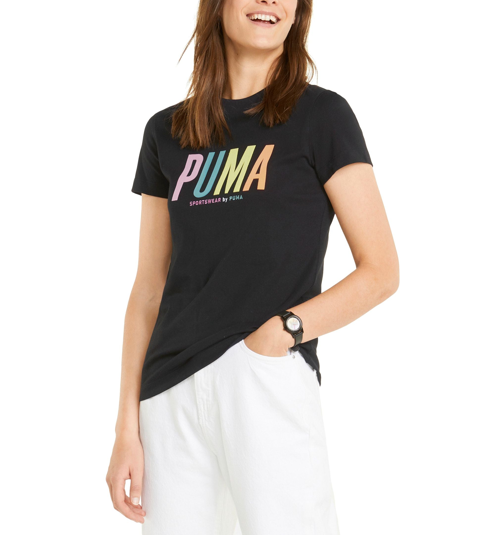 Women's Cotton Graphic-Logo T-Modern Shirt