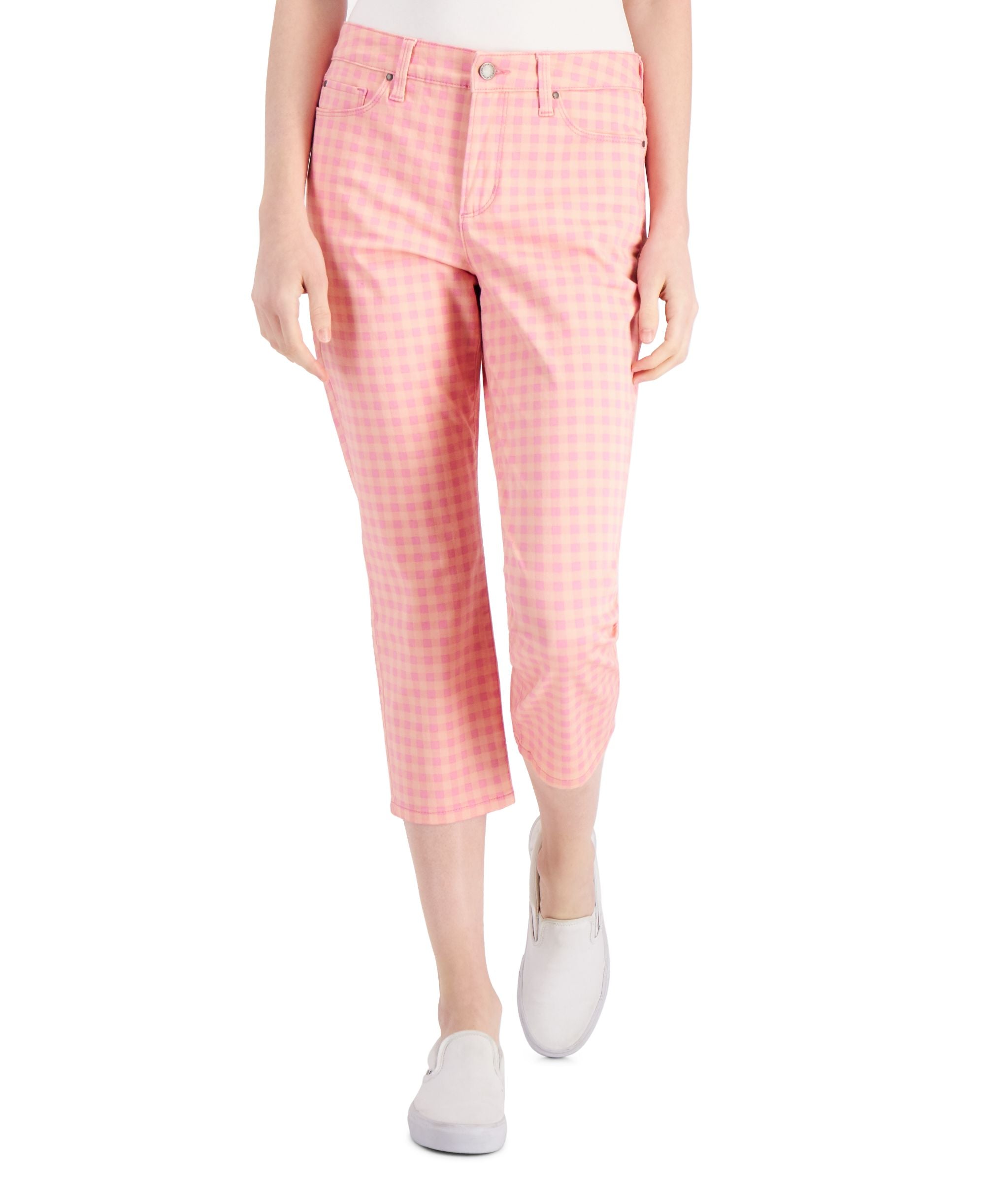 Charter Club Womens Bristol Printed Tummy Control Premium Jeans