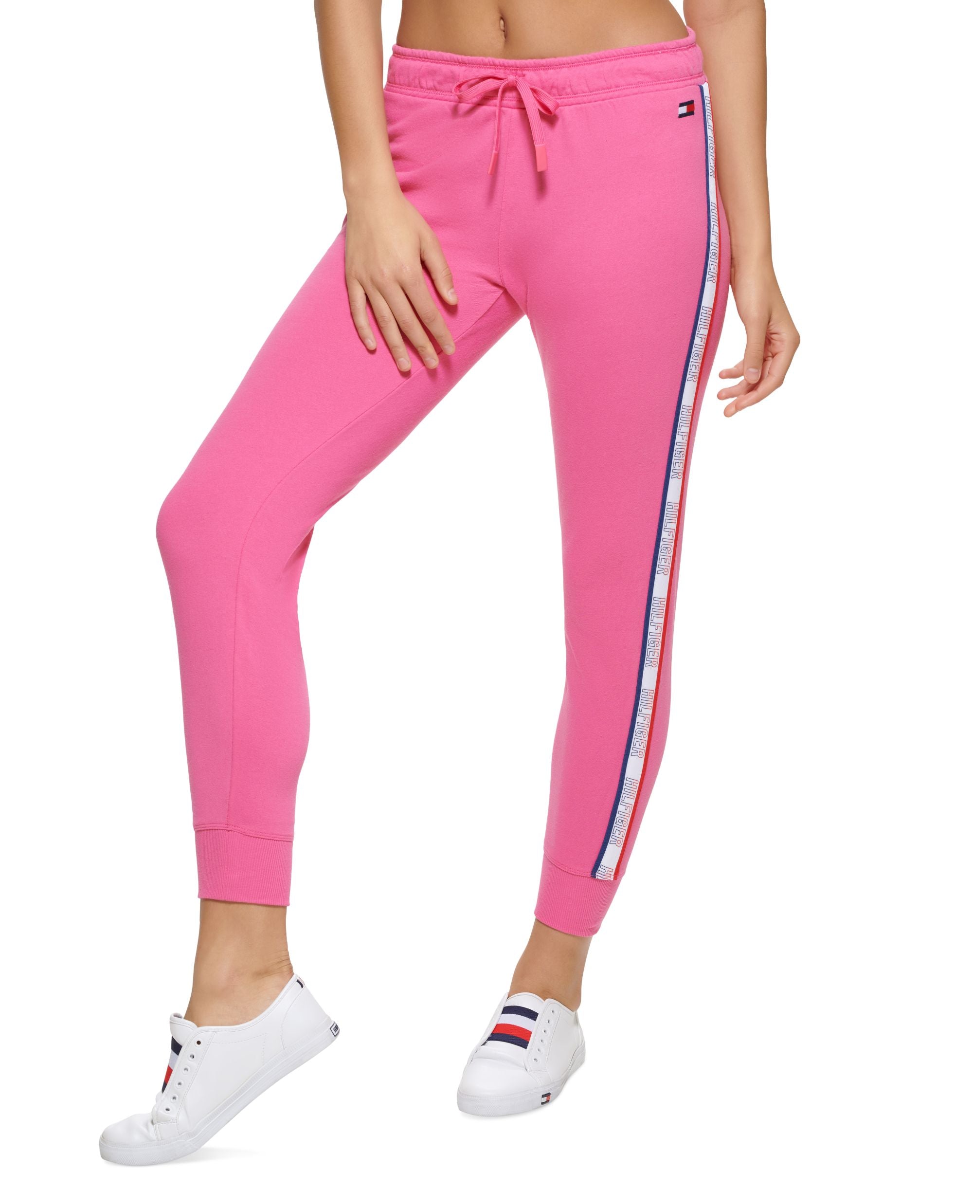 Tommy Hilfiger Womens Timeless Slim-Cut Fit Joggers