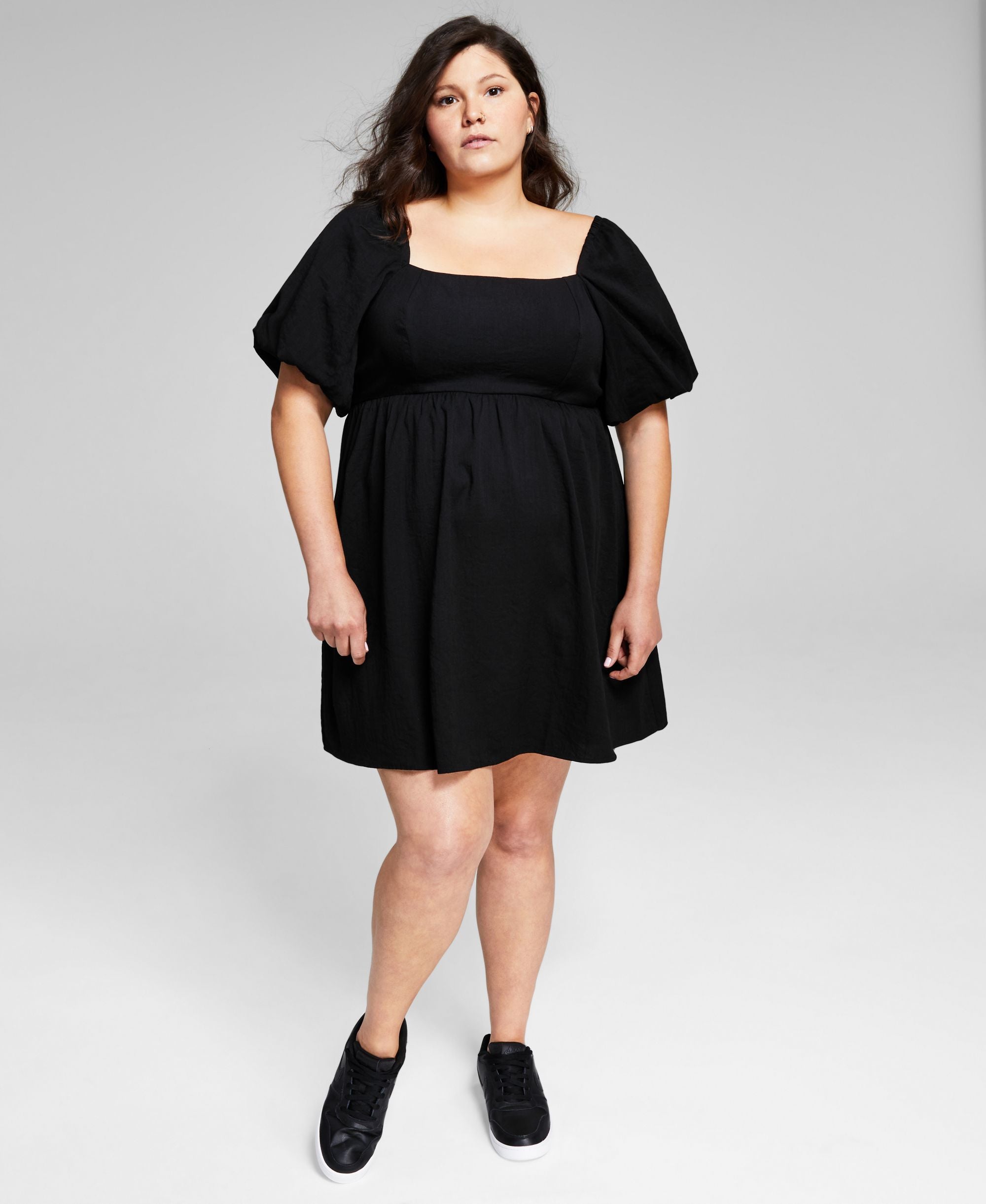 Now This Modern Plus Size Babydoll Dress