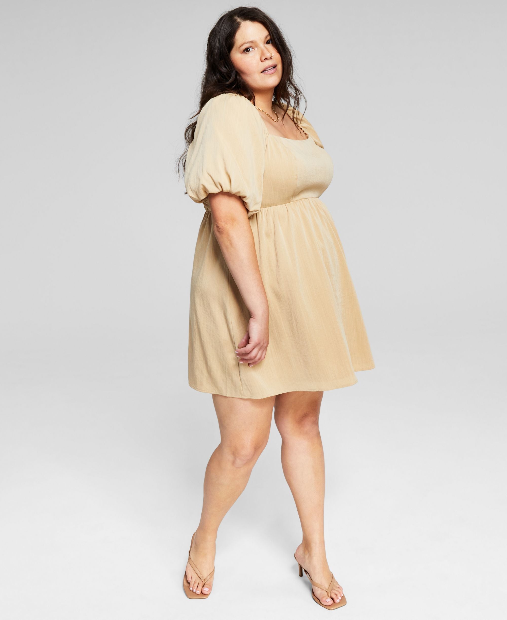 Now This Modern Plus Size Babydoll Dress