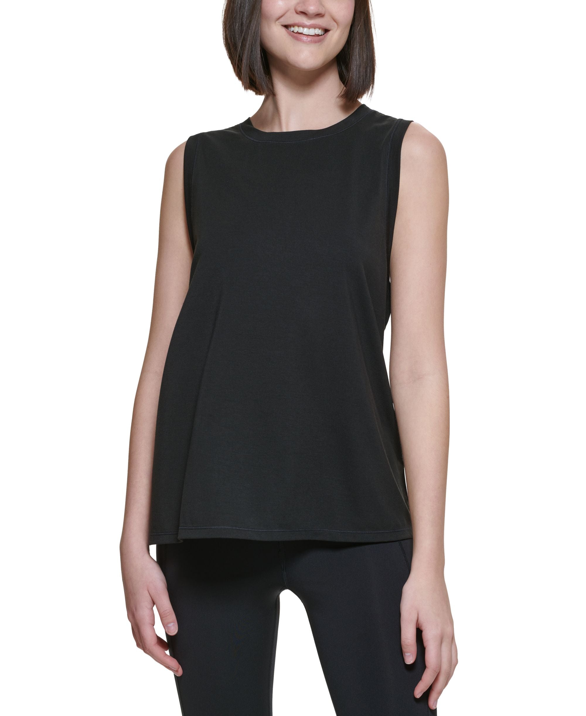 Calvin Klein Performance Womens Dropped Armhole Tank Premium Top
