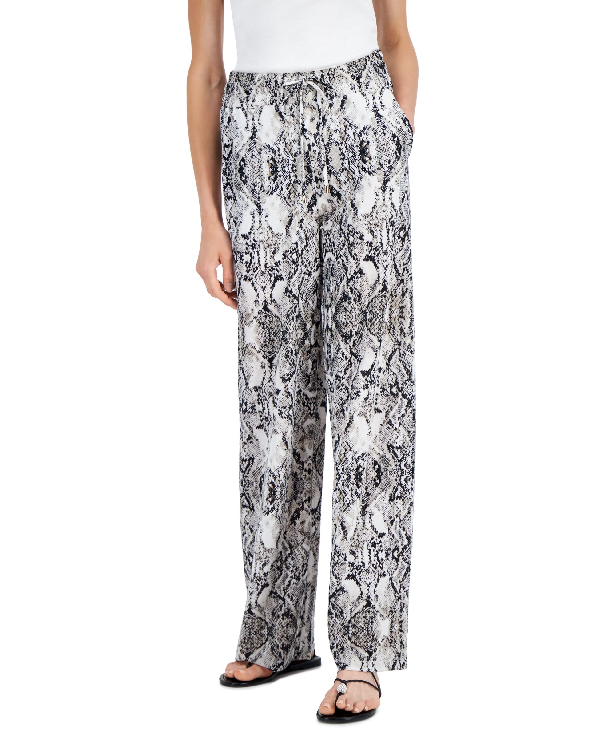 INC International Concepts Womens Wide-Leg Signature Pants