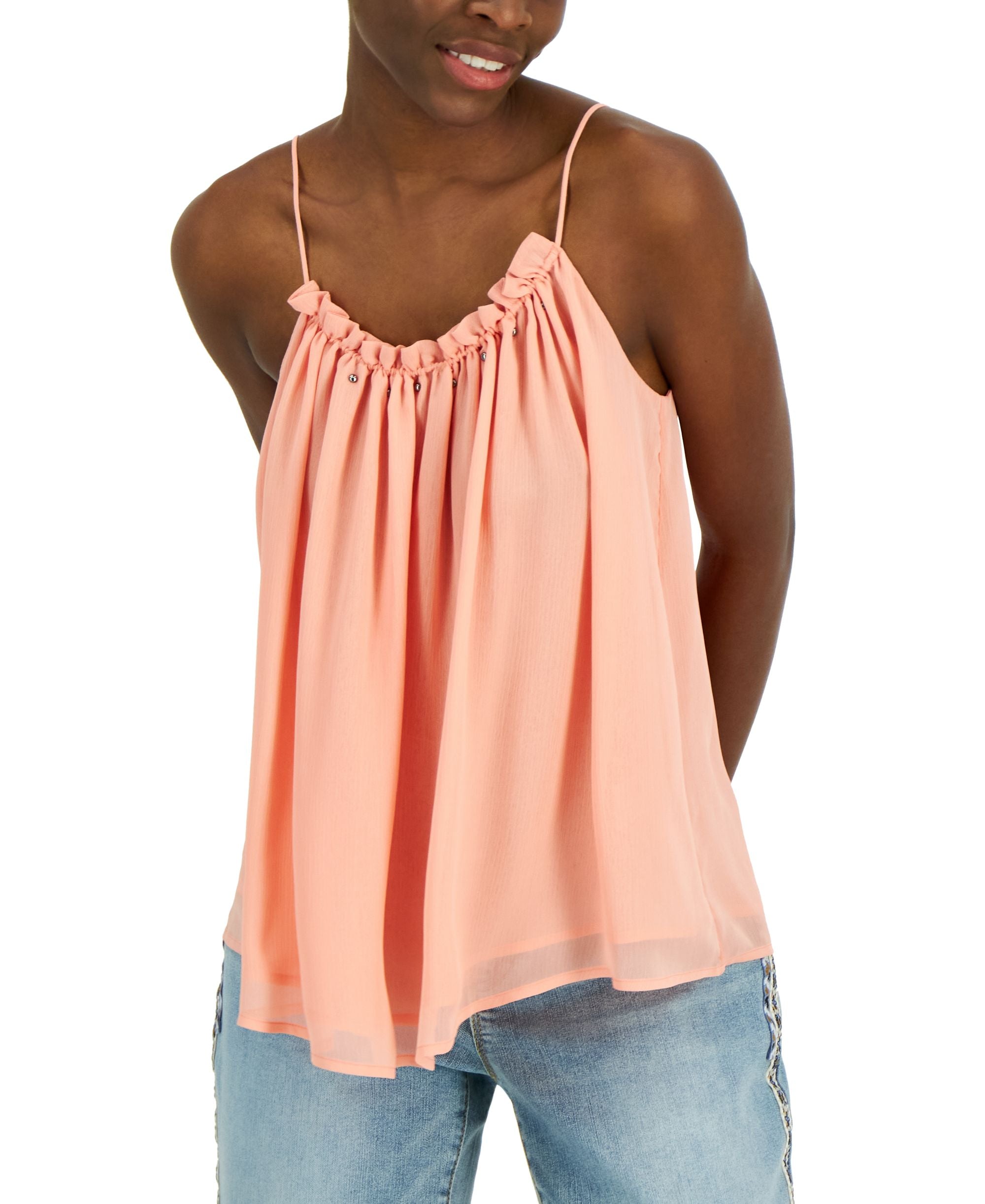 INC International Concepts Womens Embellished Premium Top