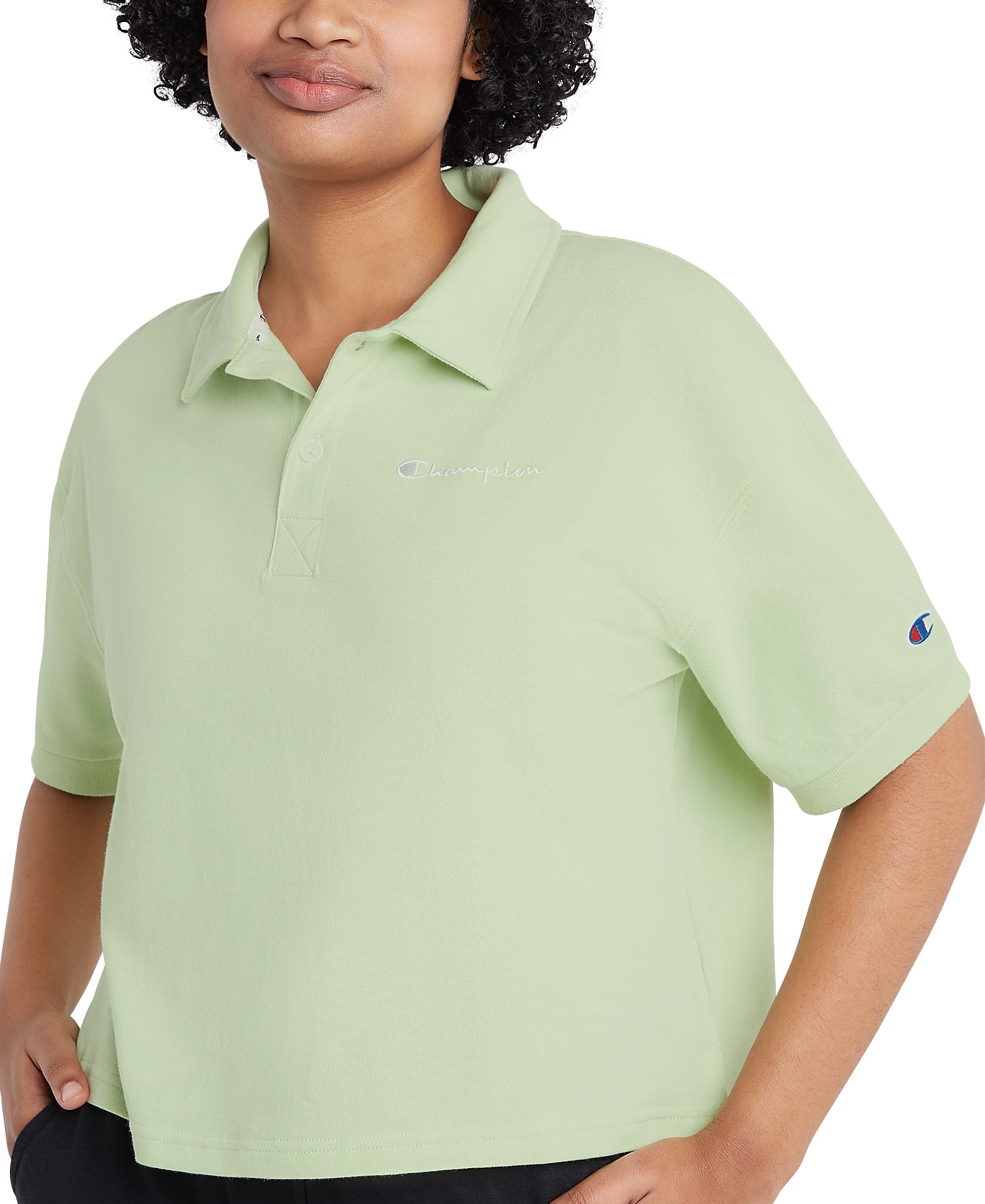 Champion Womens Mid Weight Jersey Polo Premium Top