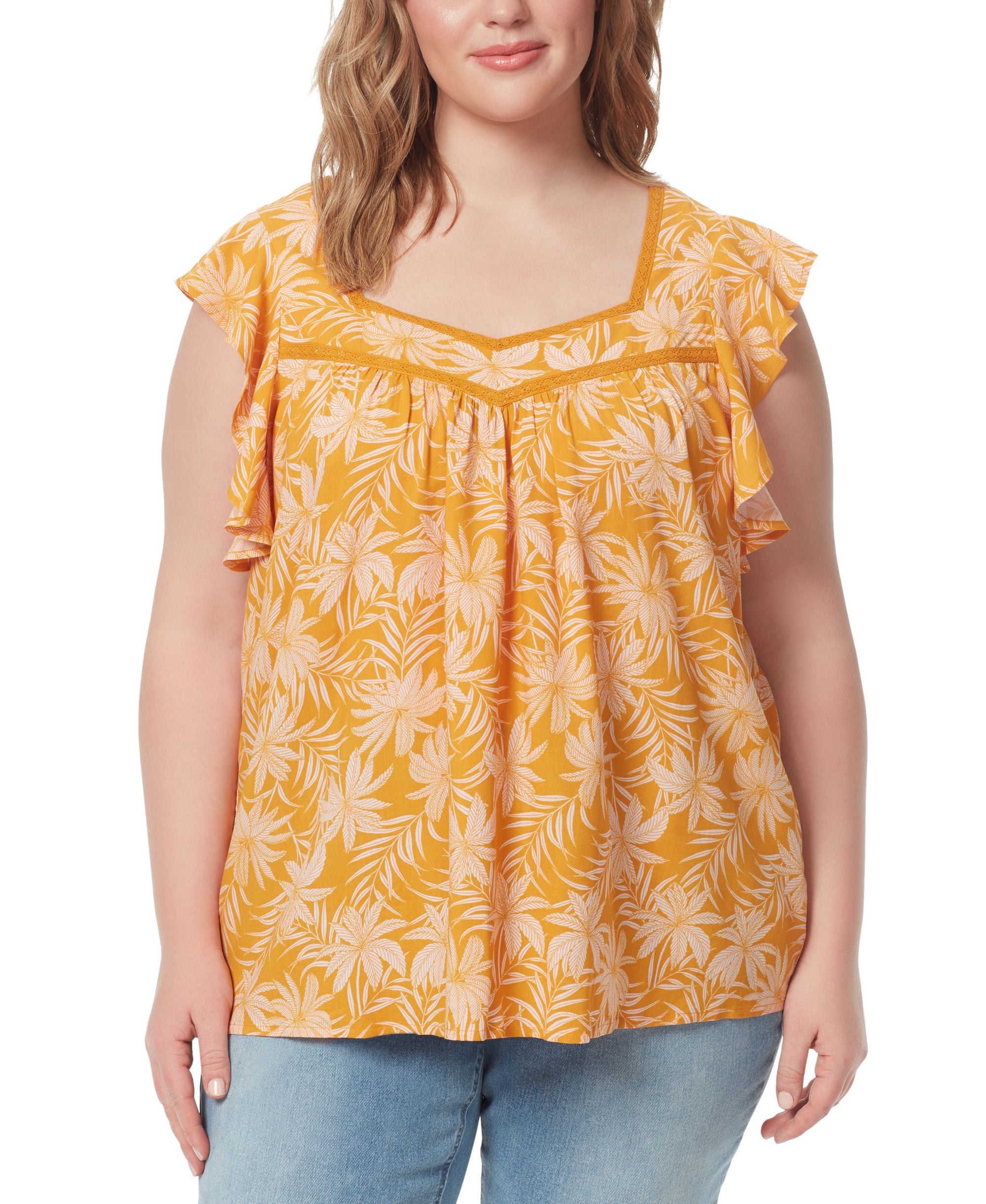 Jessica Simpson Modern Plus Lauryn Sweetheart Premium Top