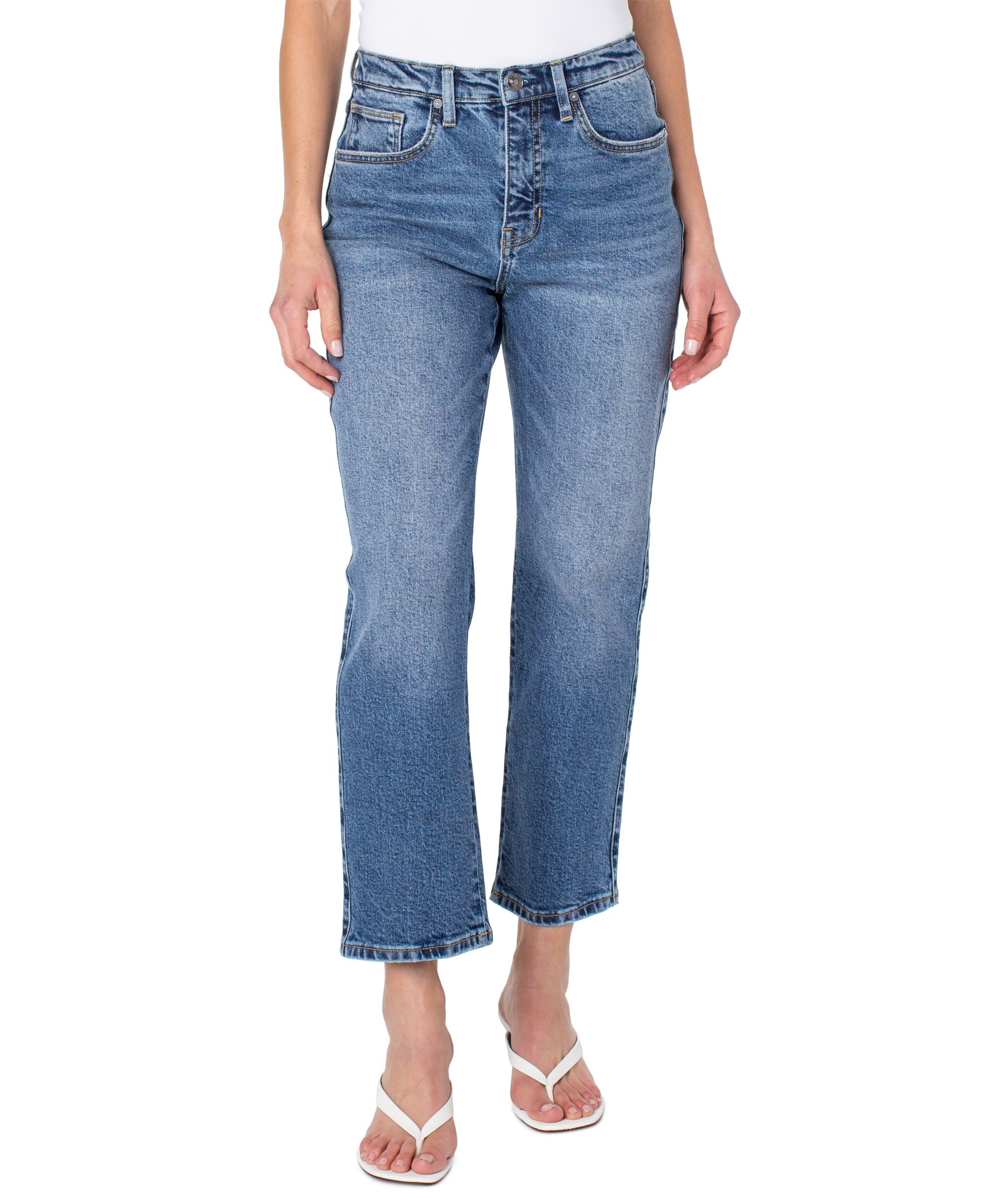 Earnest Sewn High Rise Ankle Premium Jeans