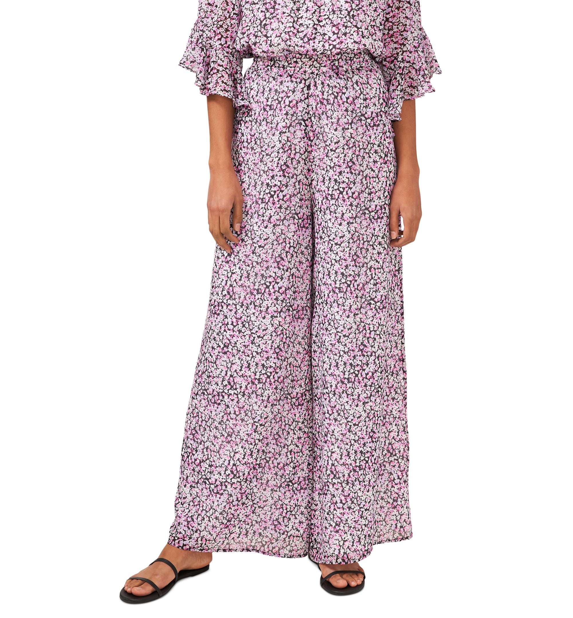 Riley & Rae Womens High Rise Relaxed Fit Wide-Leg Flare Comfort-Waist Signature Pants