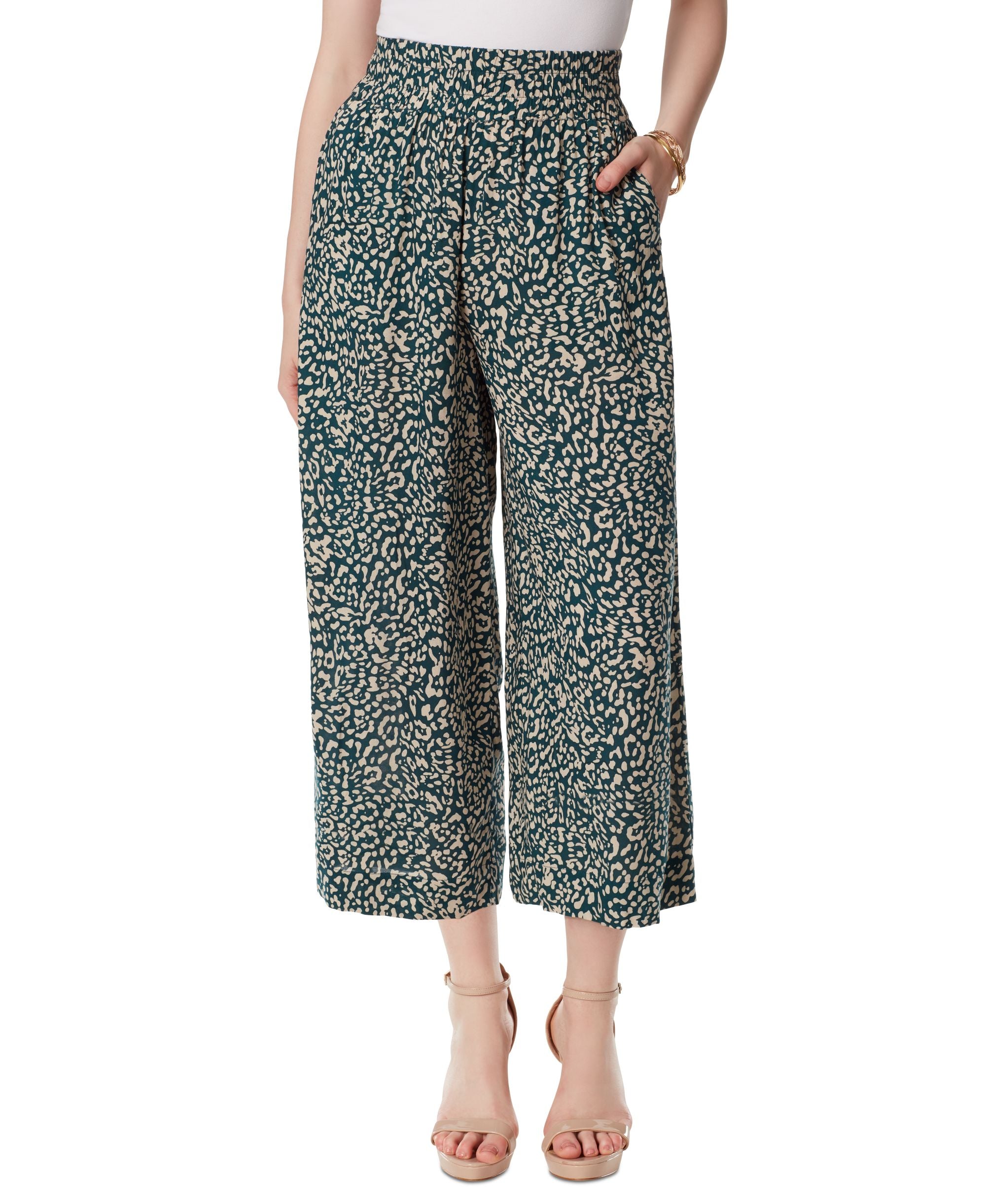 Jessica Simpson Rosalie Wide-Leg Signature Pants