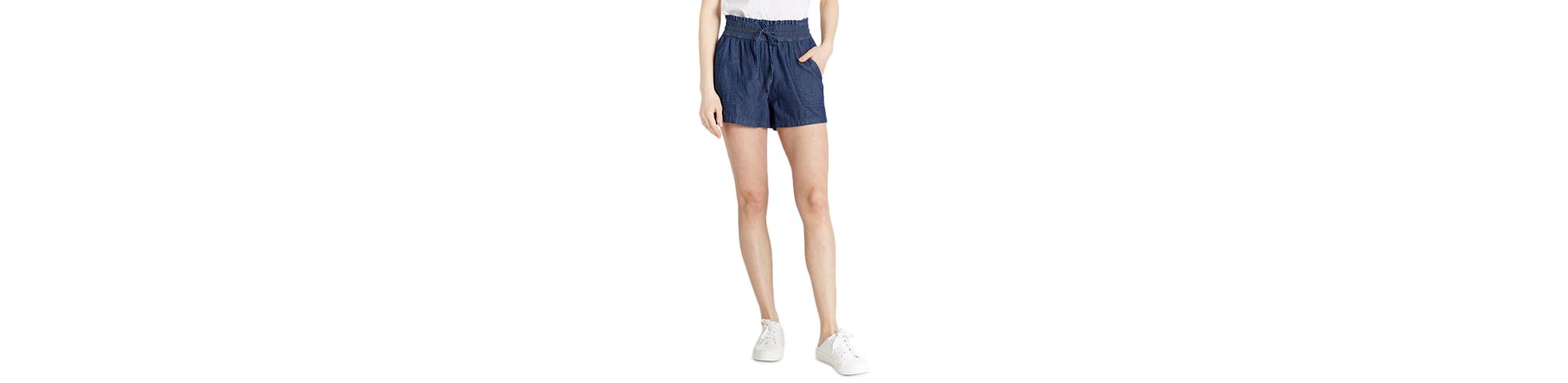 Juniors Smocked-Waist Pull-On Premium Shorts