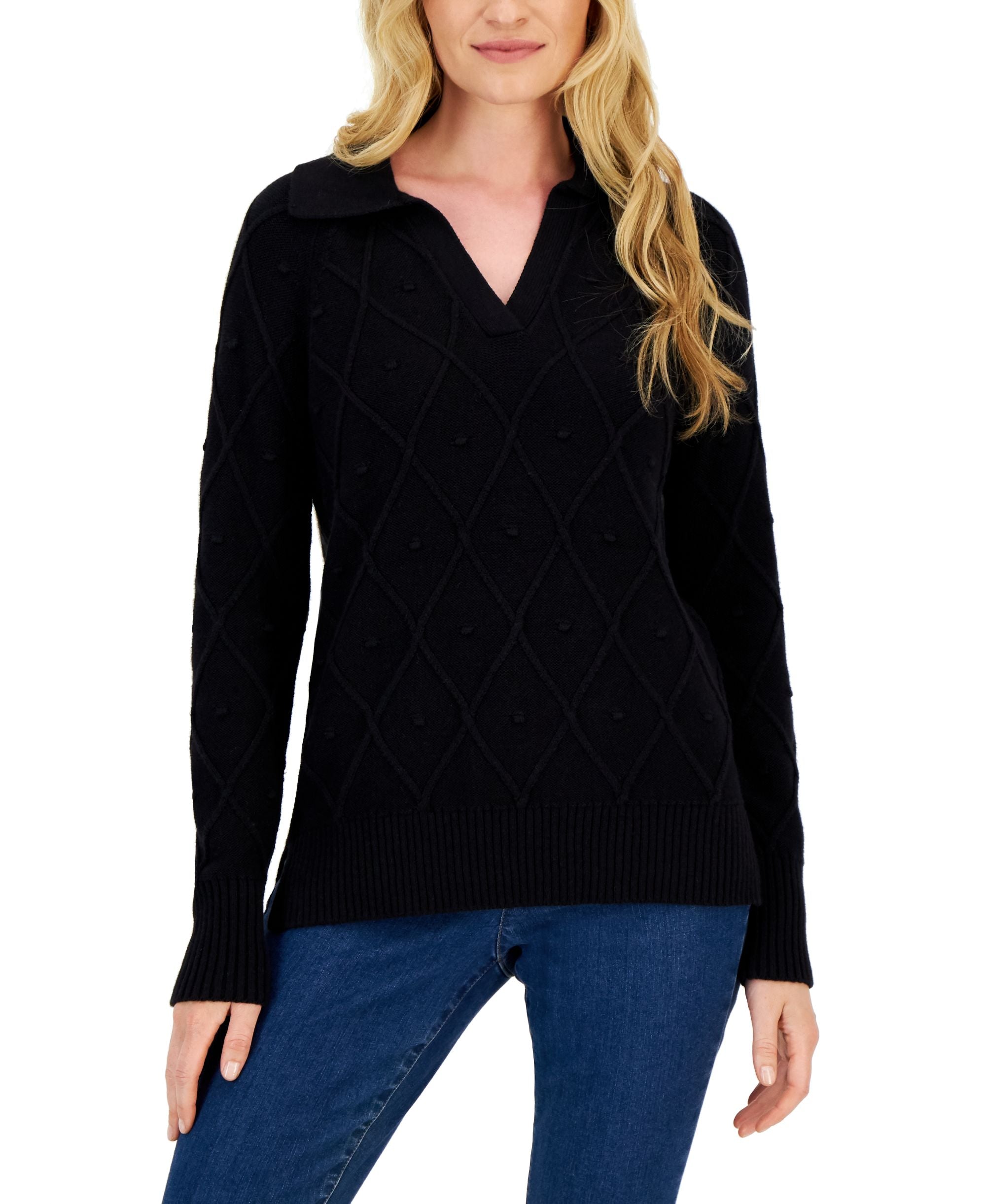 Charter Club Womens Long-Sleeve Sweater