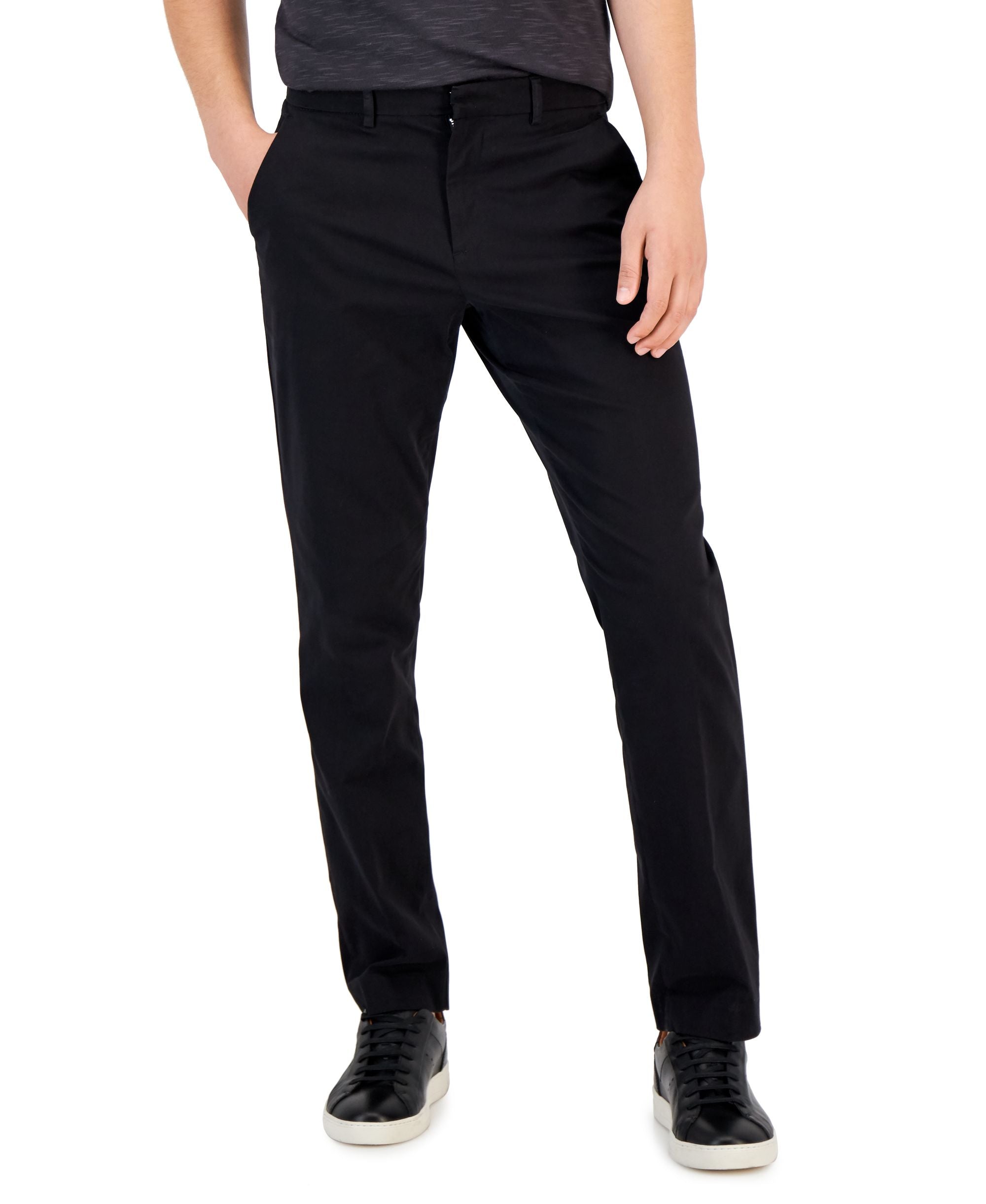 Perry Ellis Men's Essentials Slim-Cut-Fit Dress Signature Pants