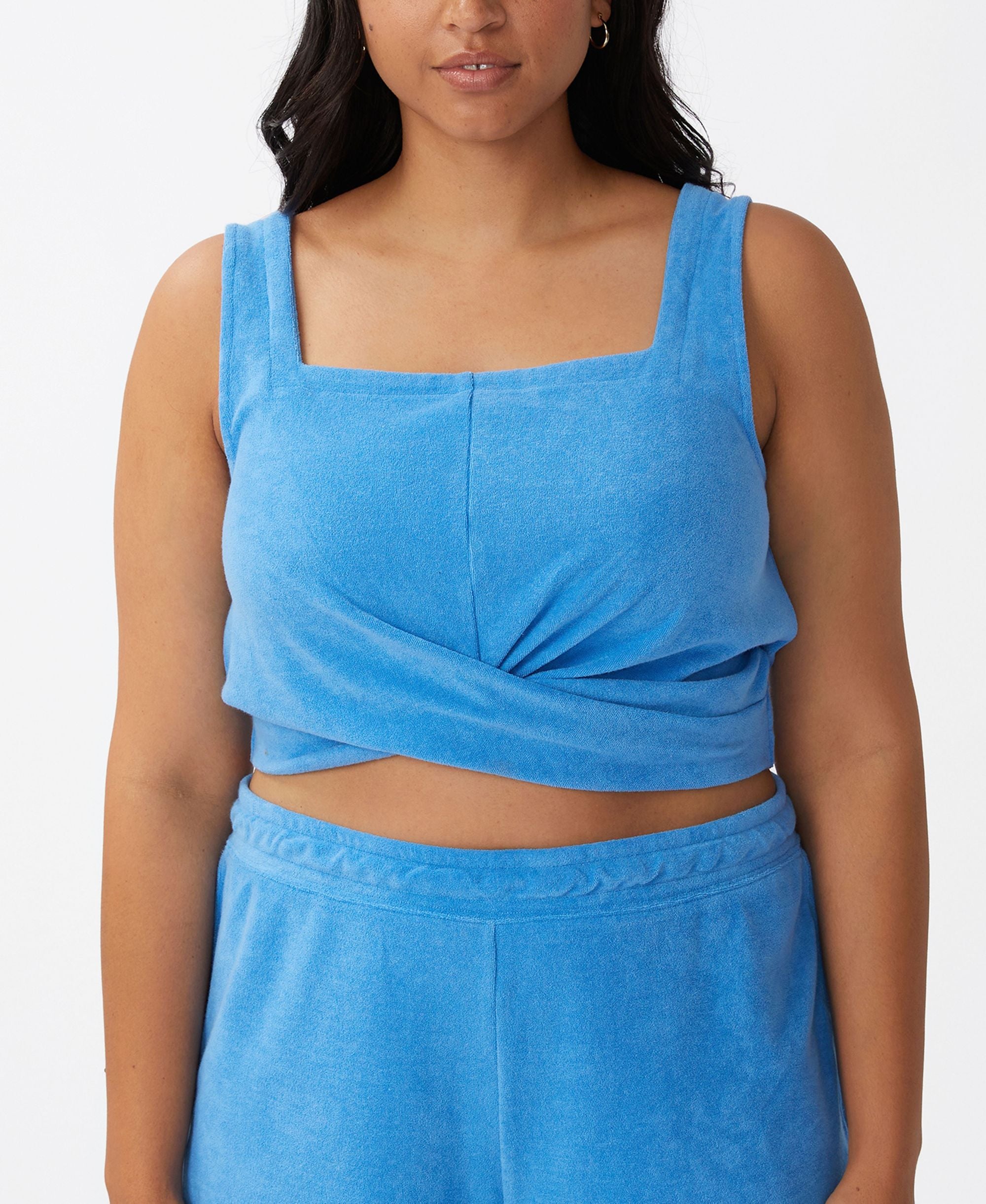Modern Plus Size Performance Sweat To Swim Vestlette Premium Top