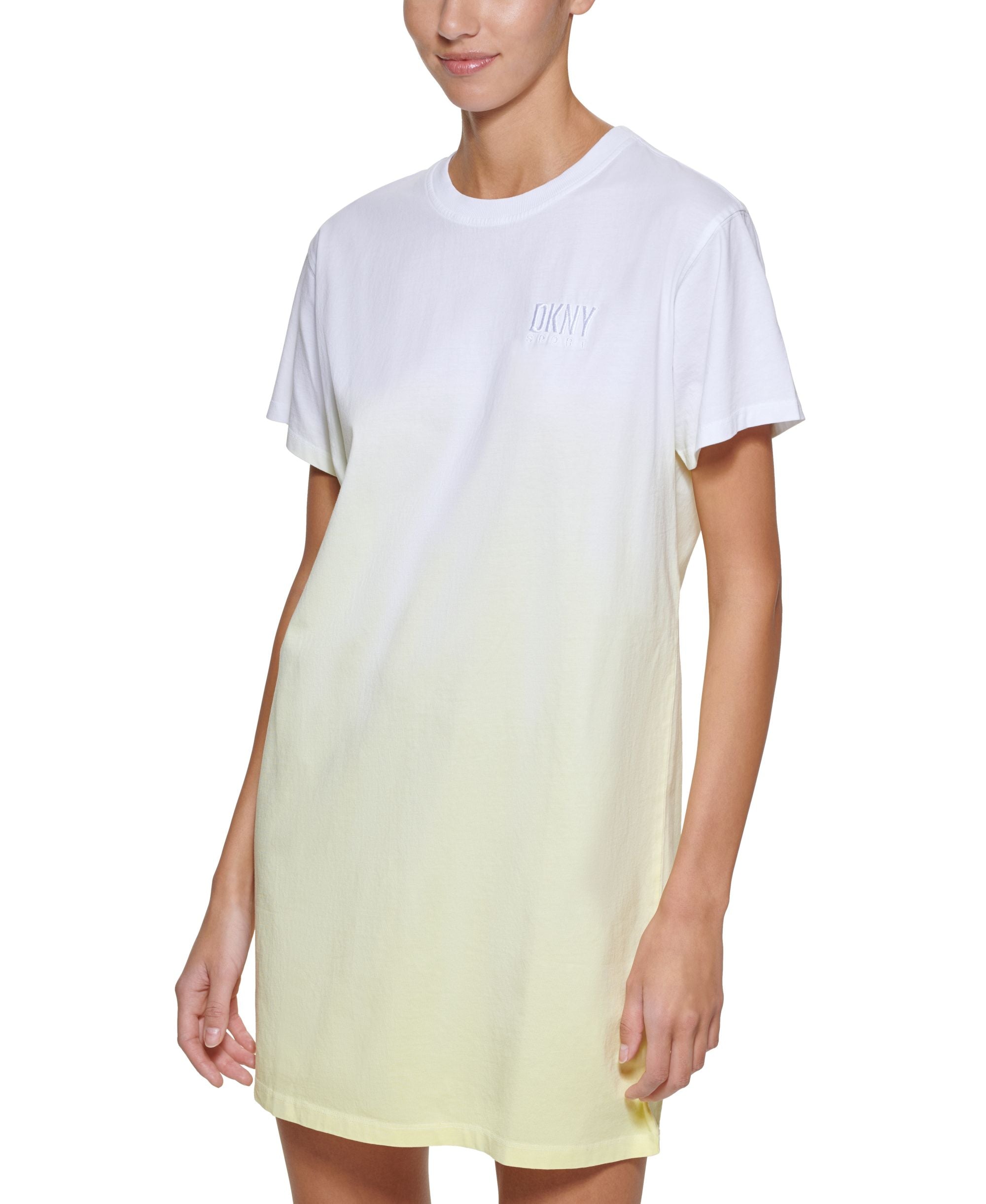 DKNY Sport Womens Dip Dyed T-Modern Shirt Dress