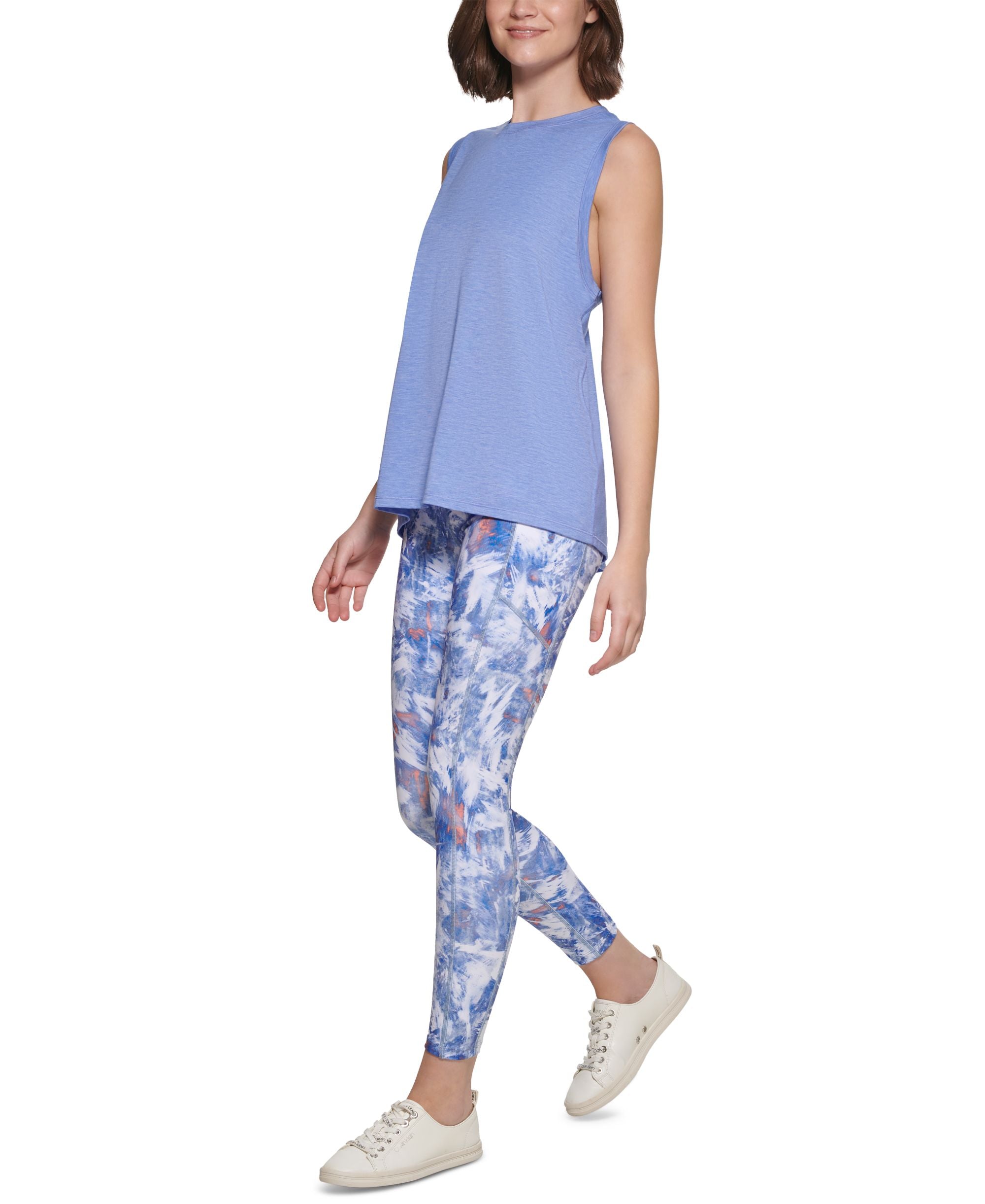 Calvin Klein Performance Womens Dropped Armhole Tank Premium Top