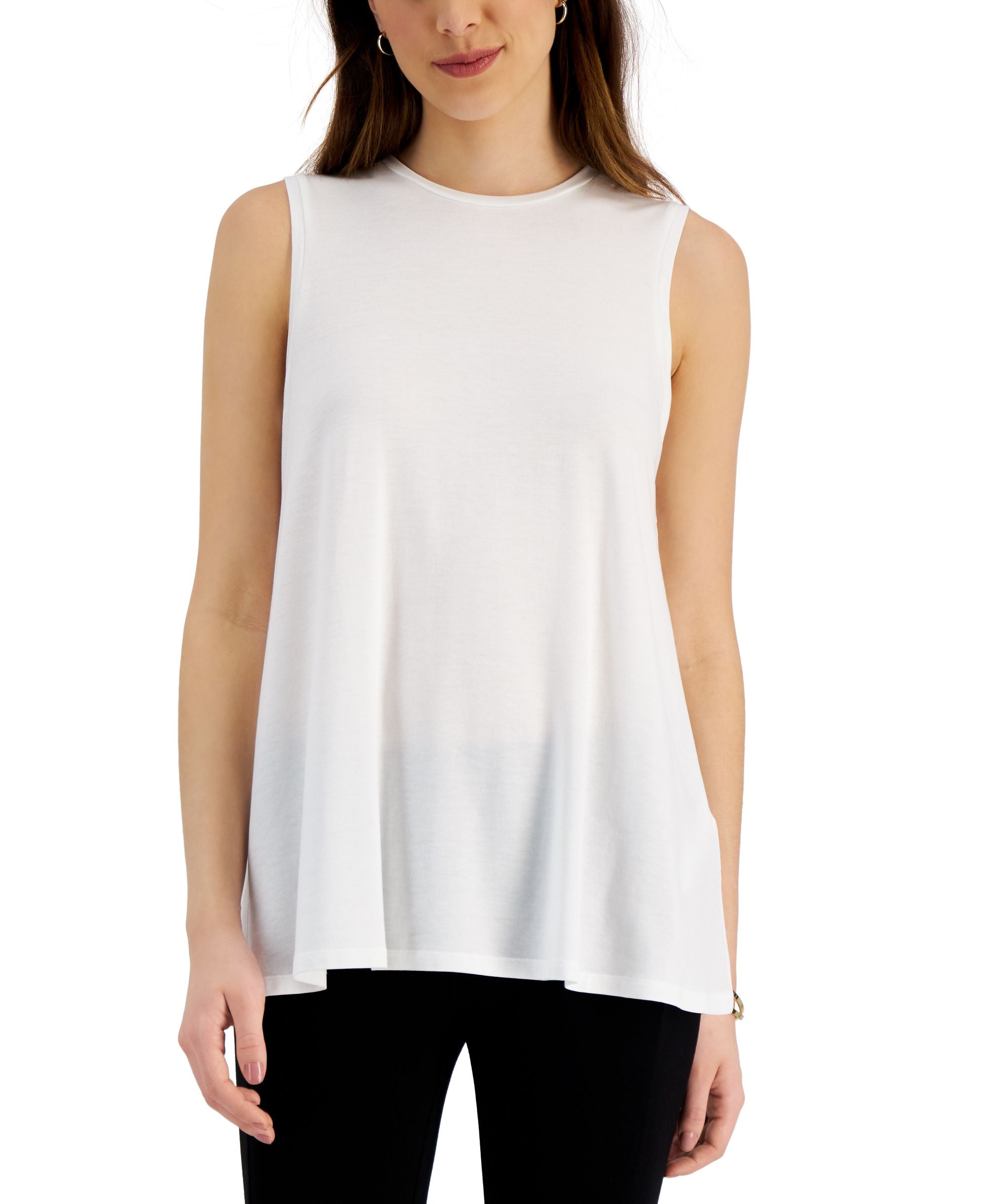 Eileen Fisher Jersey Crewneck Premium Top